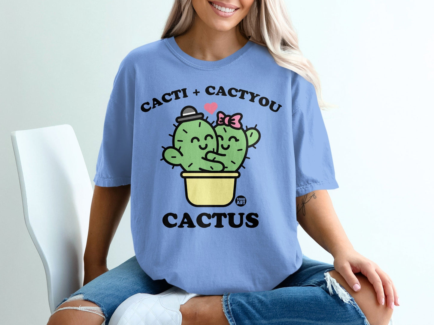 Cacti + Cactyou Cactus Graphic Tee Cute Plant Shirt