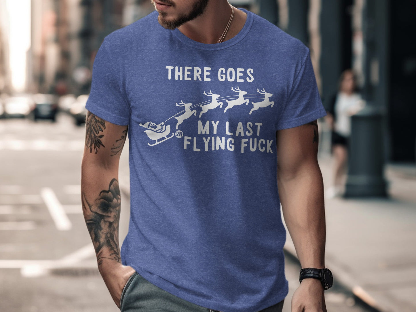 There Goes My Last Flying Fuck Shirt Christmas Tee