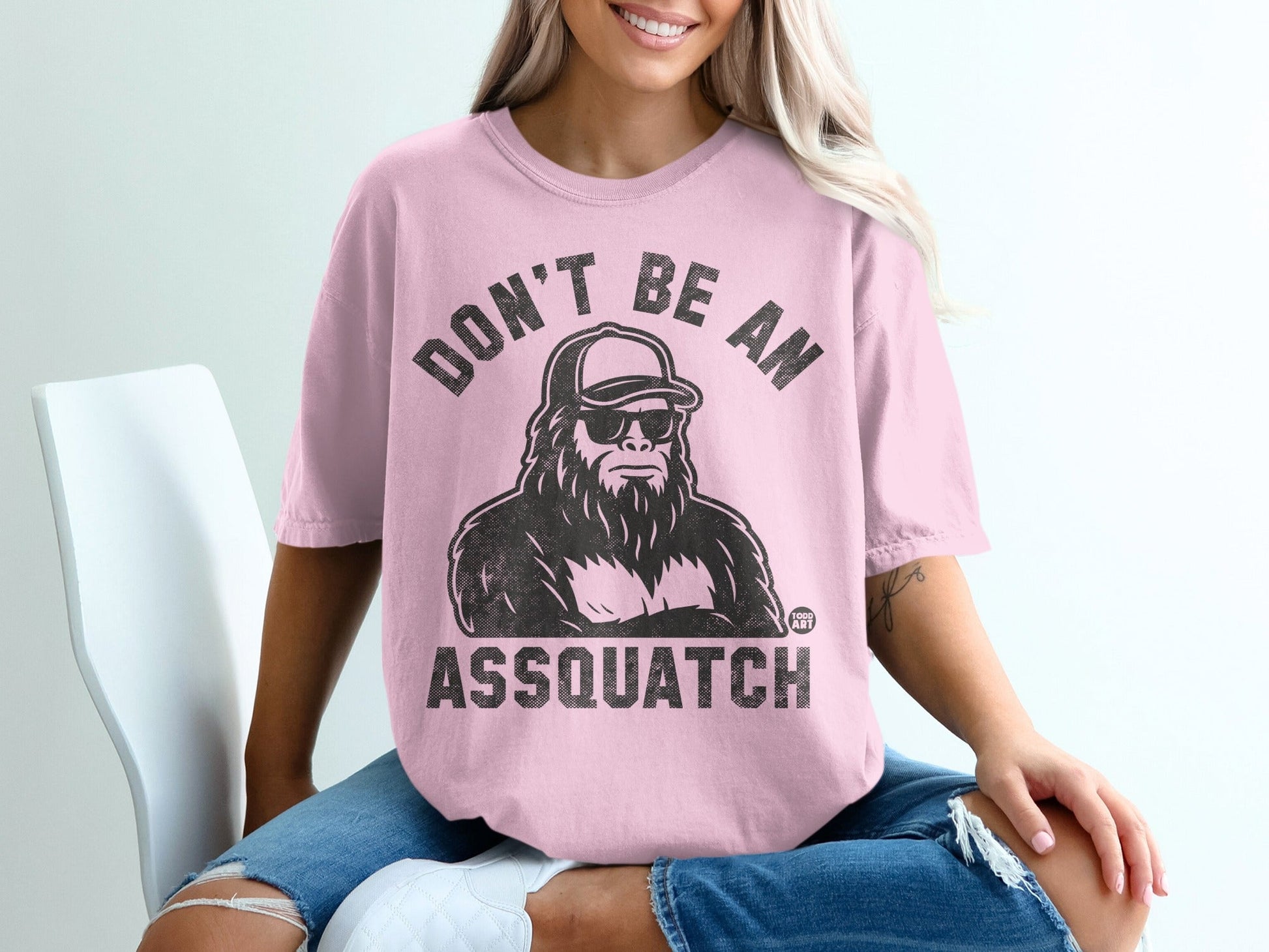Don't Be An Assquatch Graphic T-Shirt for Sasquatch Lovers