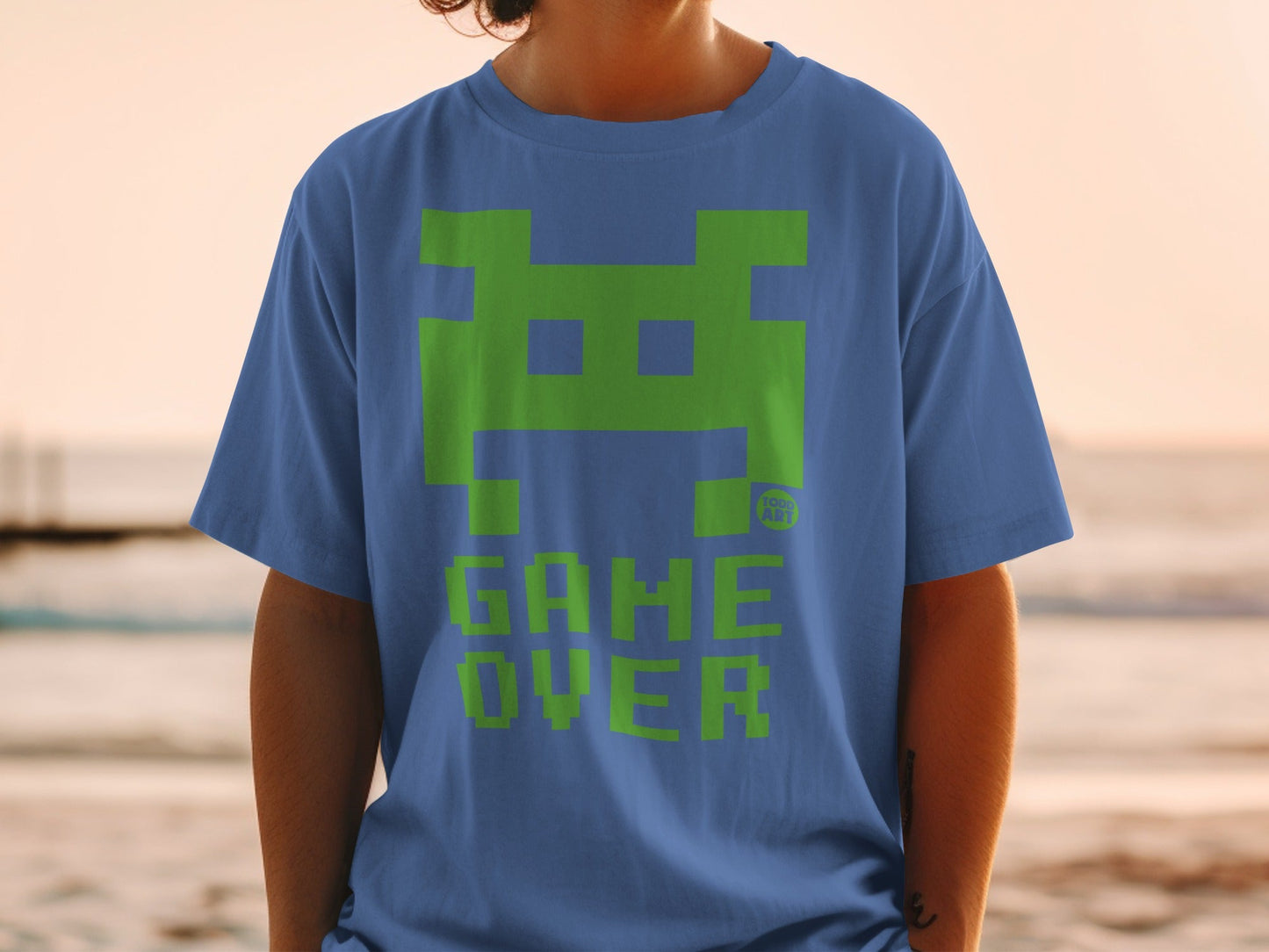 Retro Game Over Graphic Design T-Shirt