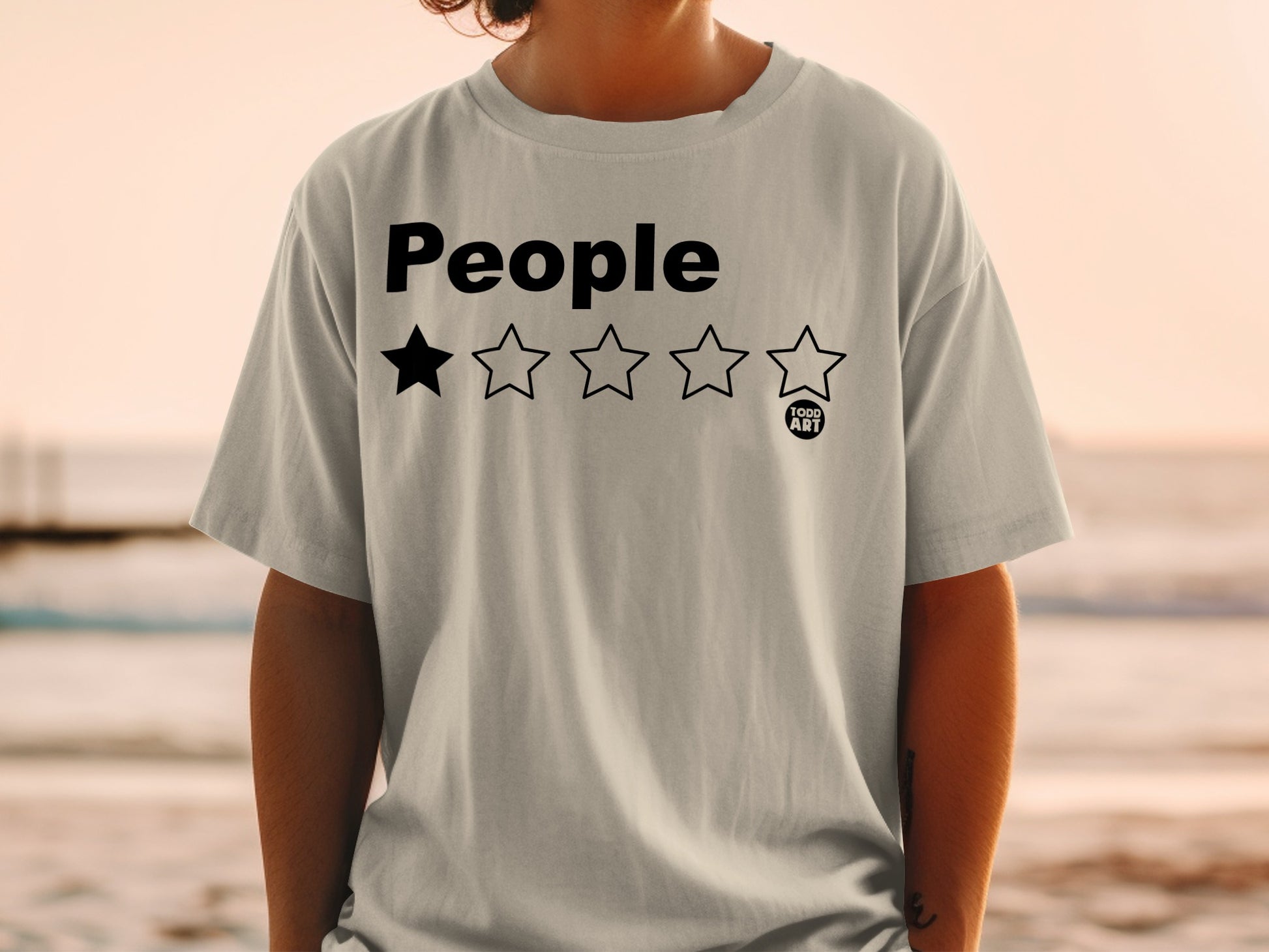 People One Star Rating Graphic Apparel Product Type