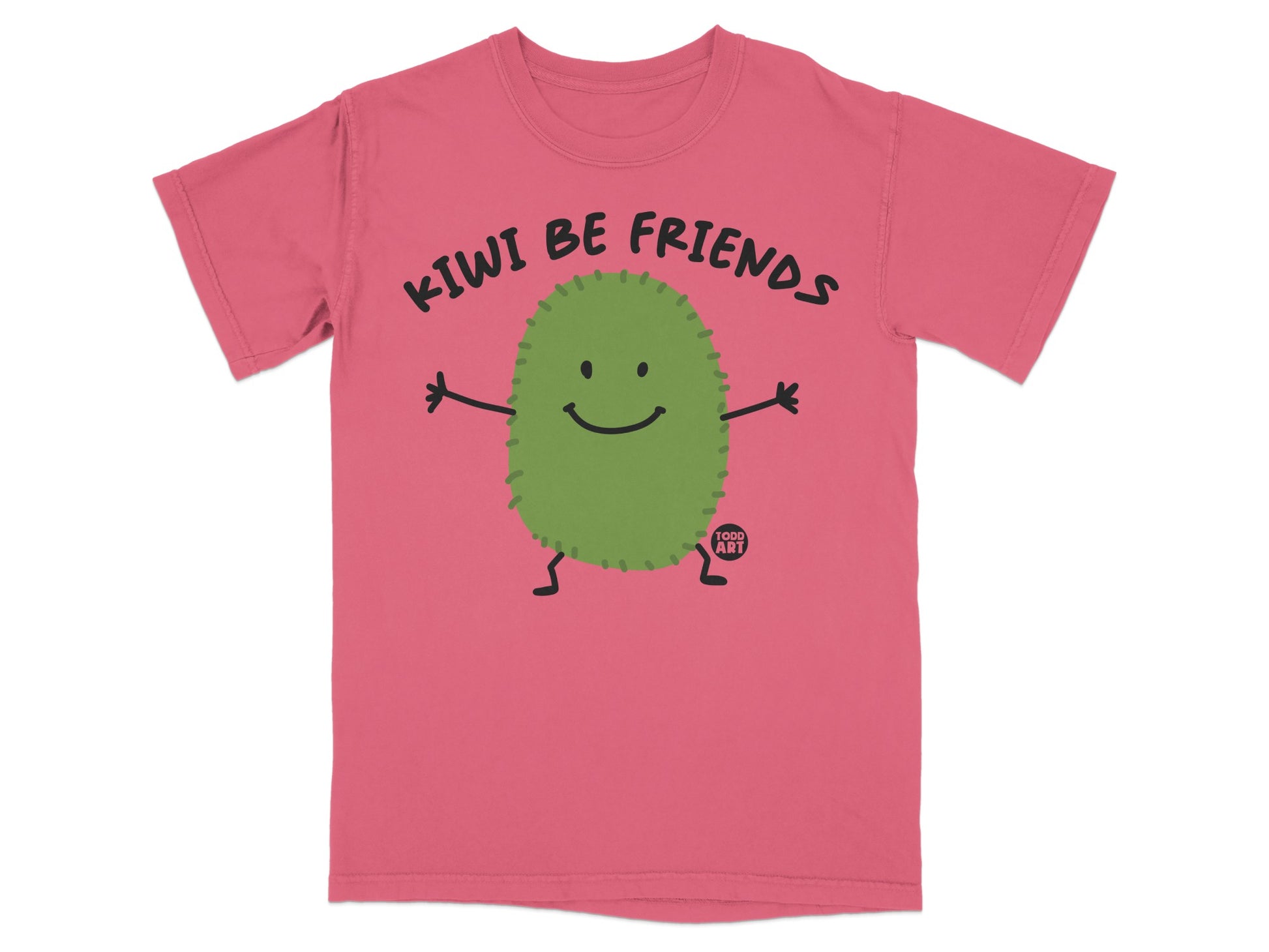 KIWI BE FRIENDS Happy Green Fruit Pink shirt product type