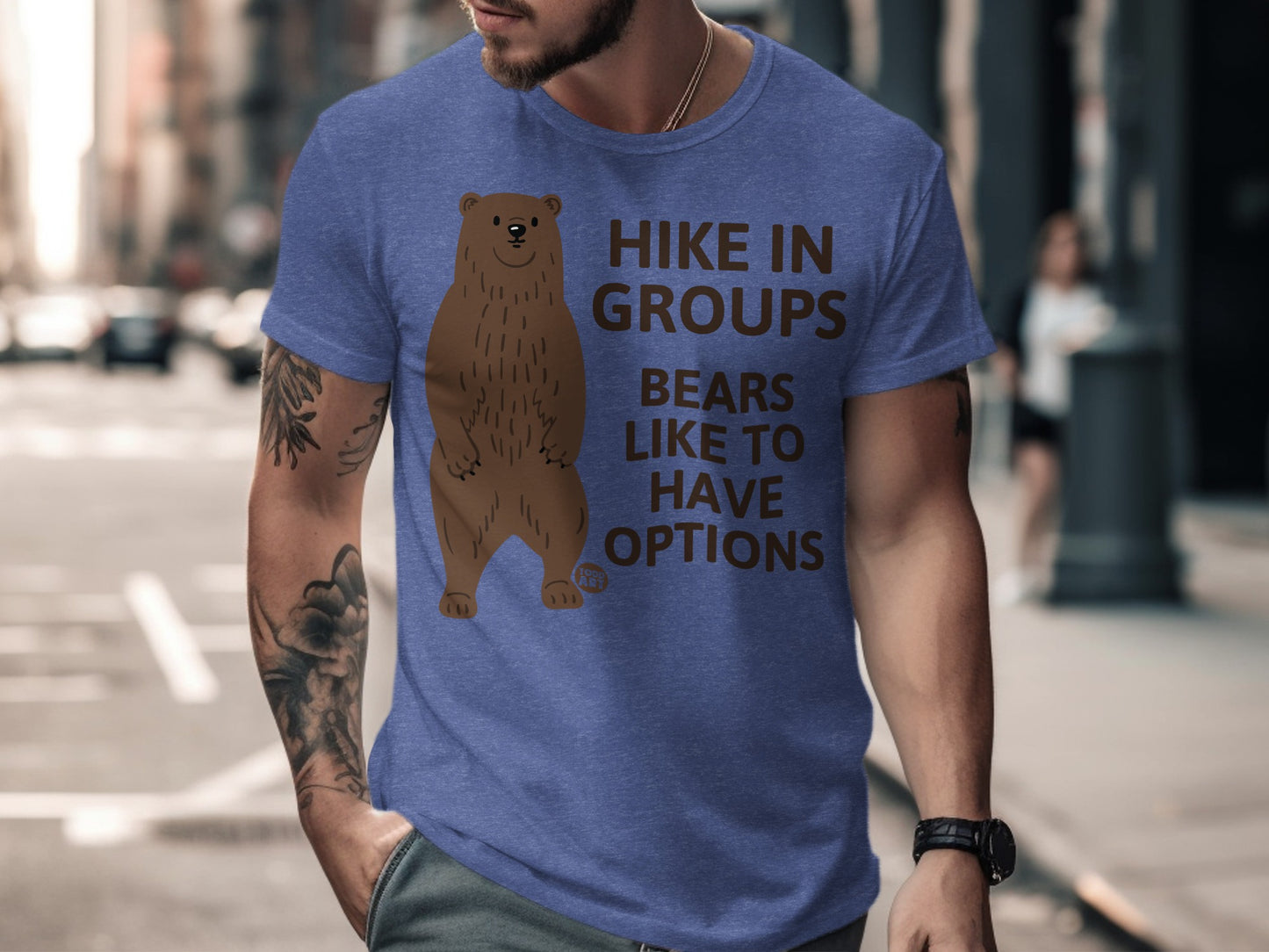 Hike in Groups Bears Like to Have Options T-shirt