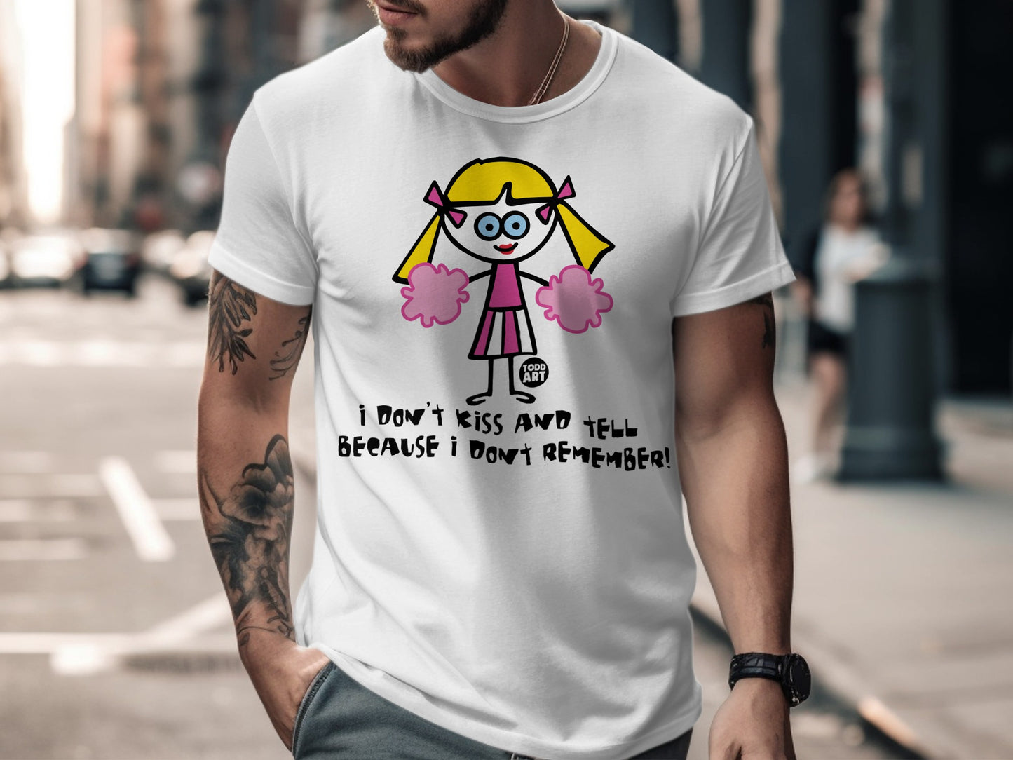 I Don't Kiss And Tell Because I Don't Remember t-shirt
