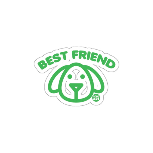 Best Friend Cute Cartoon Dog Sticker Todd Art