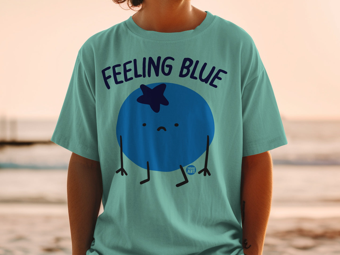 Feeling Blue Todd Art Blueberry Sad Character product type