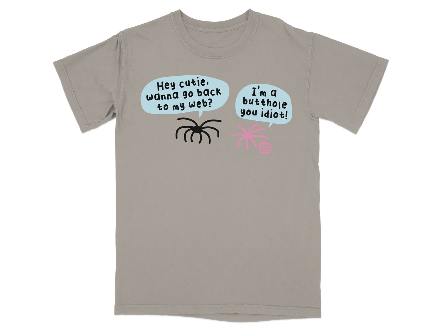 Hey Cutie Wanna Go Back Graphic Dialog T-Shirt
