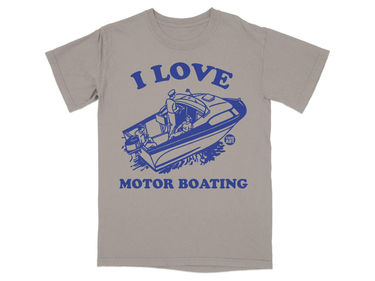 I Love Motor Boating Graphic T-Shirt