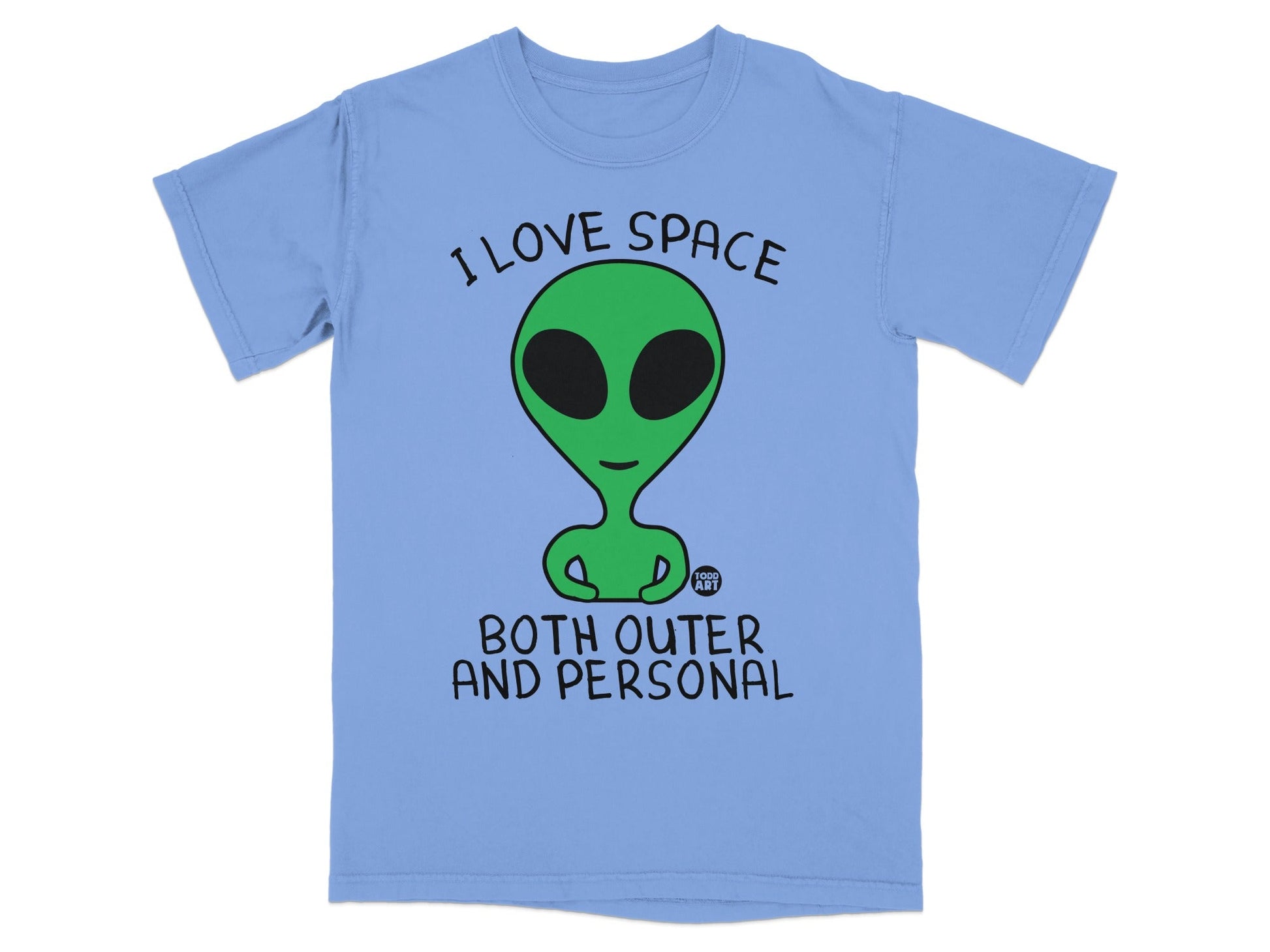 I Love Space Both Outer and Personal Alien T-shirt