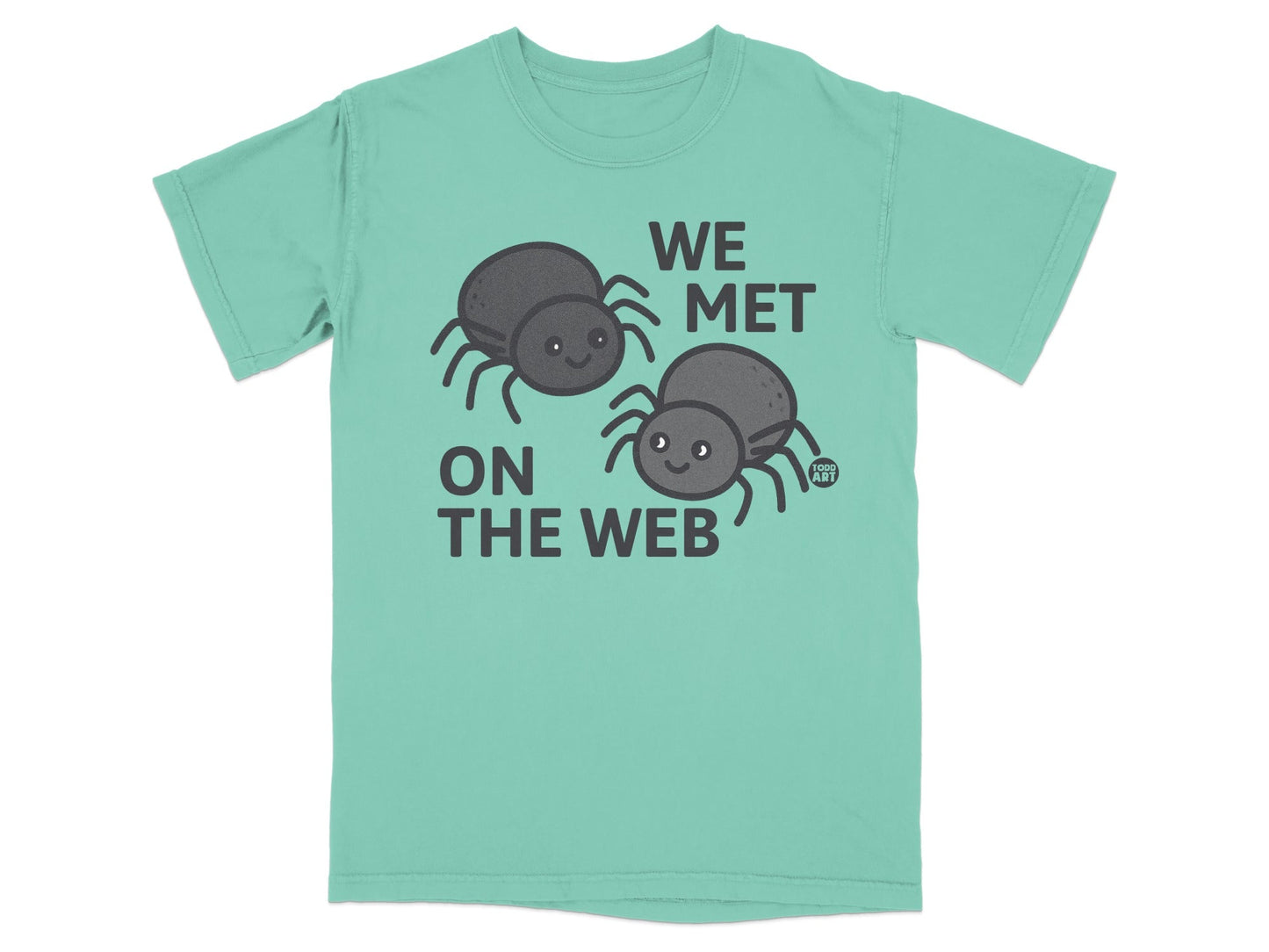 We Met On The Web Spider Graphic T-Shirt