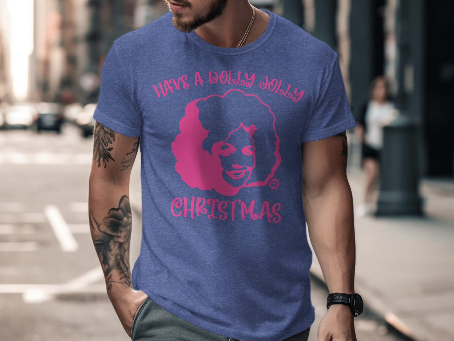 Have a Dolly Jolly Christmas Graphic Tee product