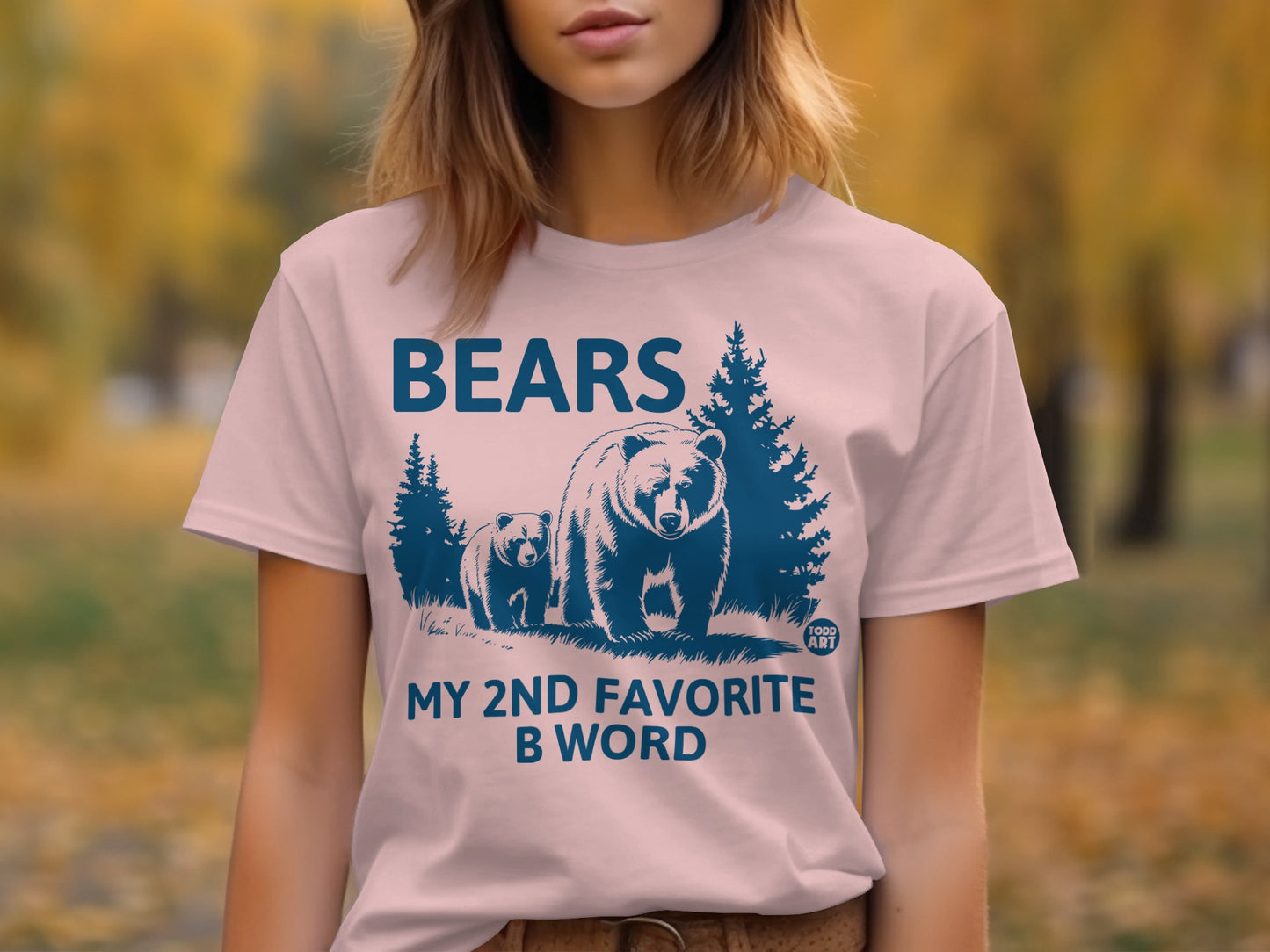 BEARS My 2nd Favorite B Word Graphic T-Shirt