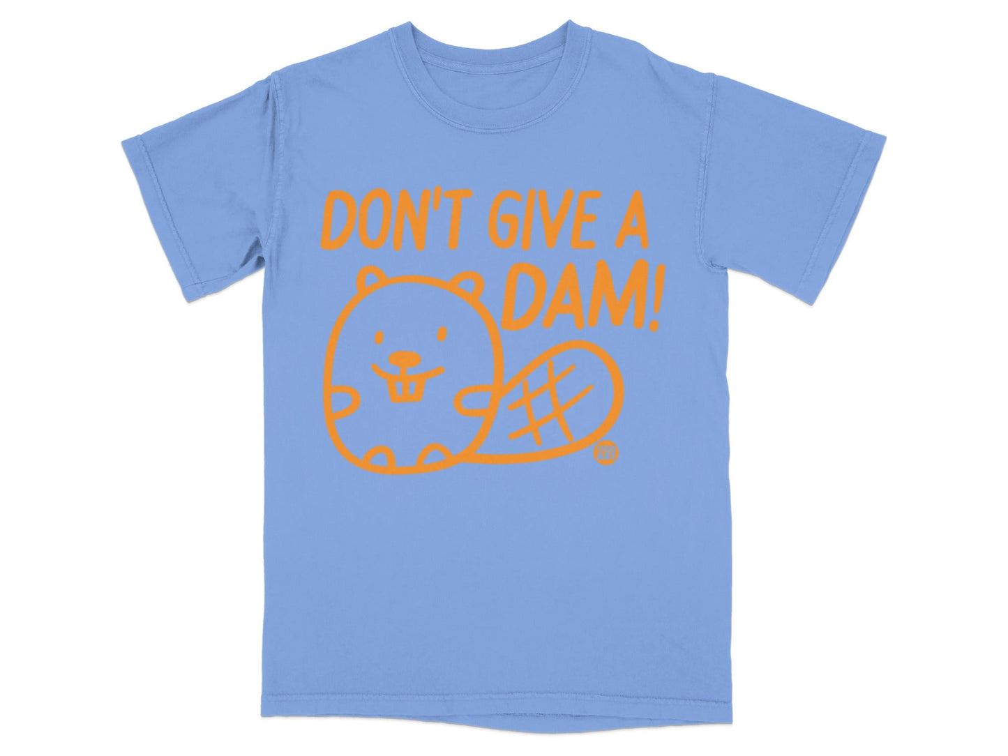 Don't Give A Dam Cute Beaver Graphic T-shirt