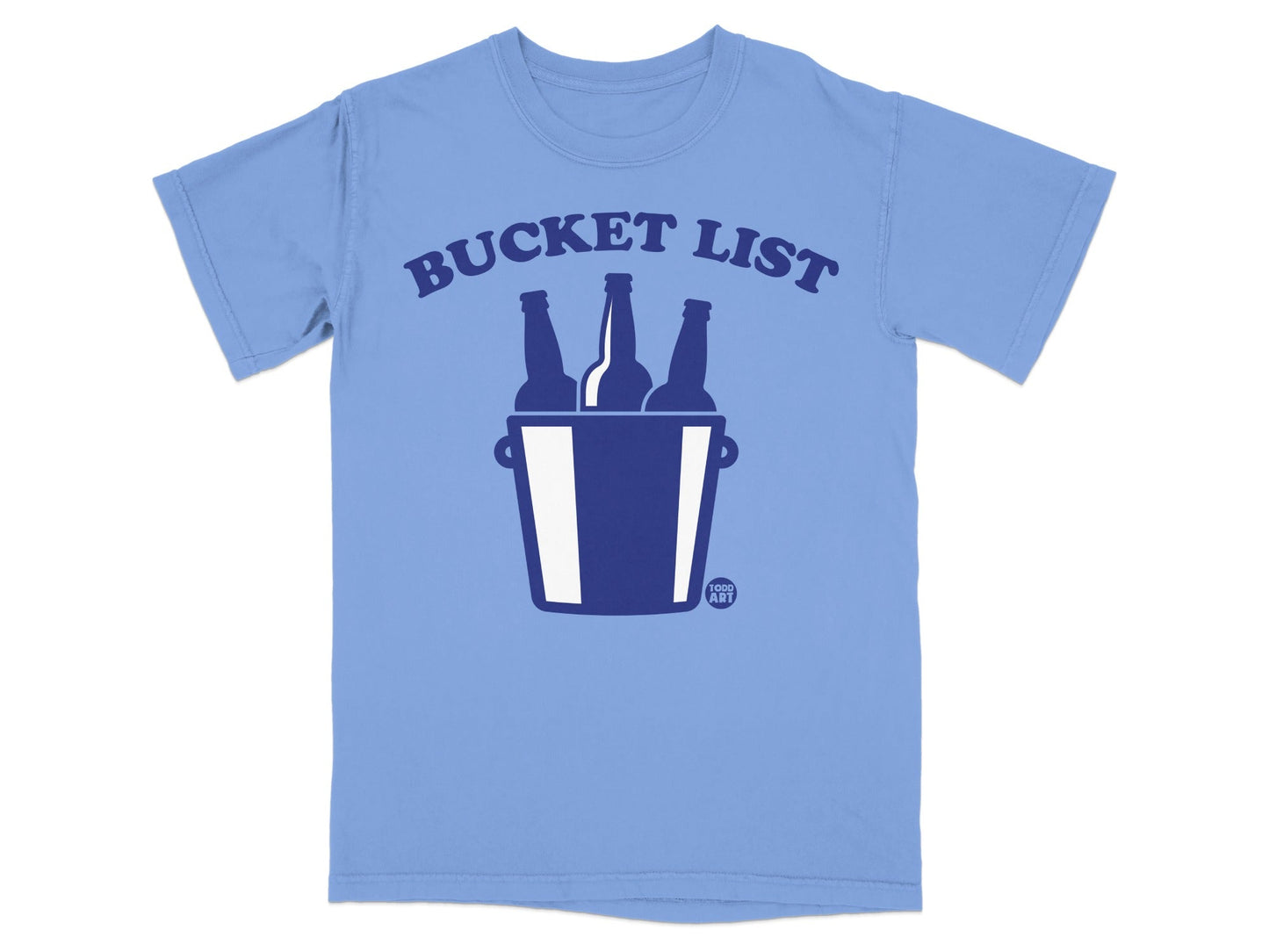 Bucket List Beer Bottles Graphic T-Shirt