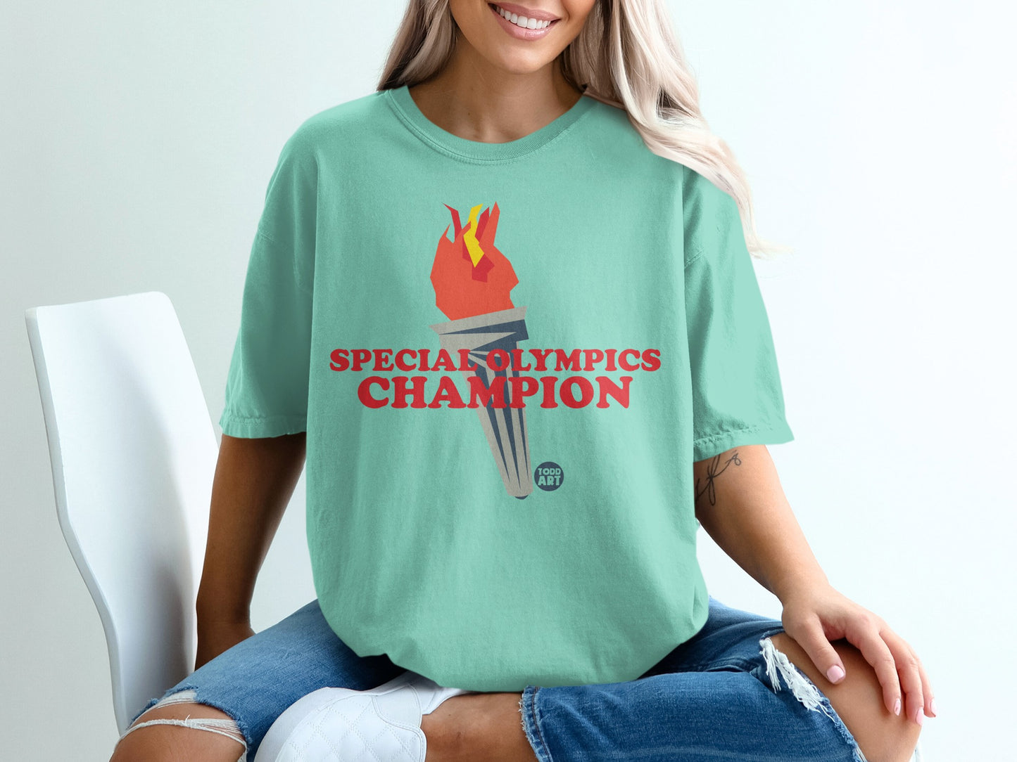 Special Olympics Champion Torch Design Product Type
