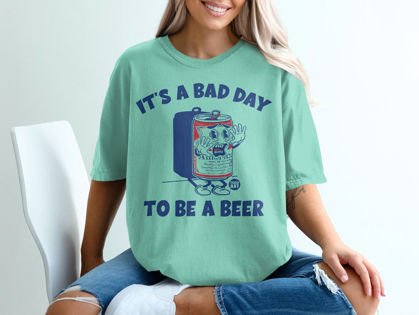 It's A Bad Day To Be A Beer Graphic Tee Shirt