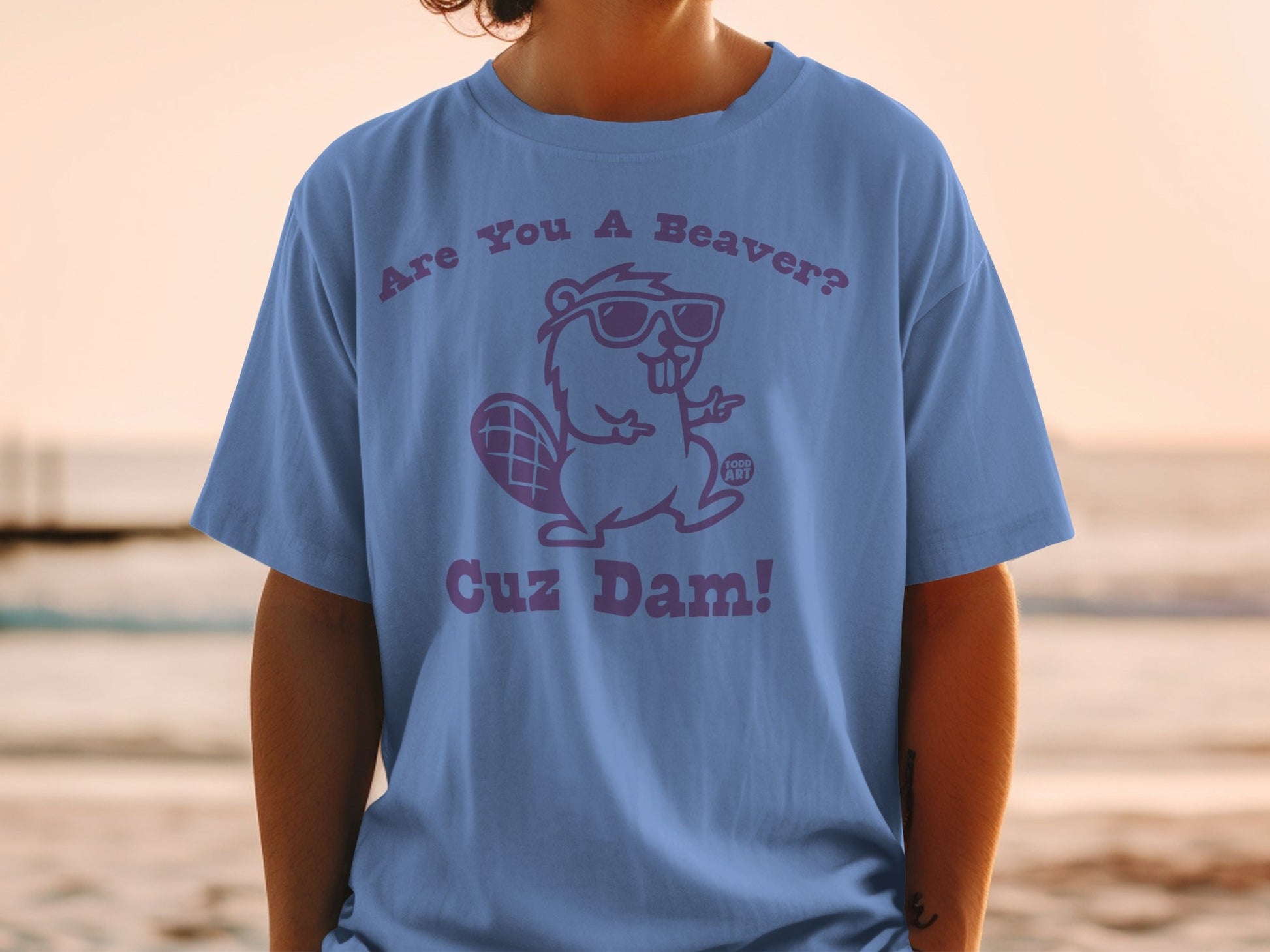 Are You A Beaver Cuz Dam Funny Beaver T-shirt