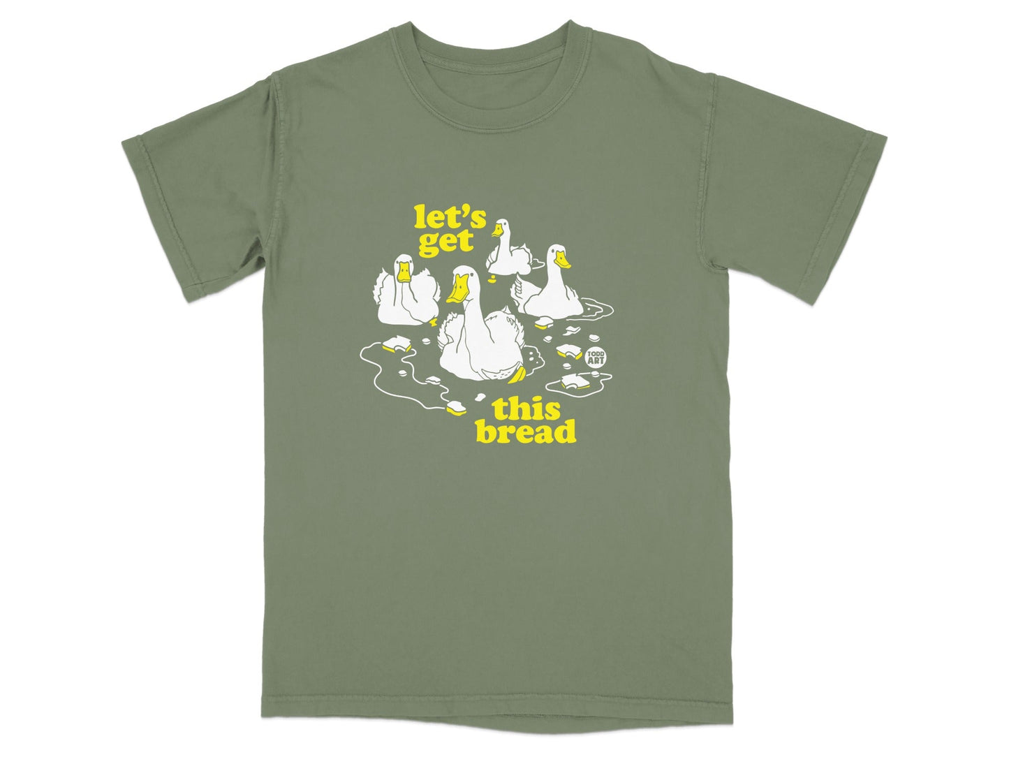 Let's Get This Bread Duck Graphic Short Sleeve Shirt