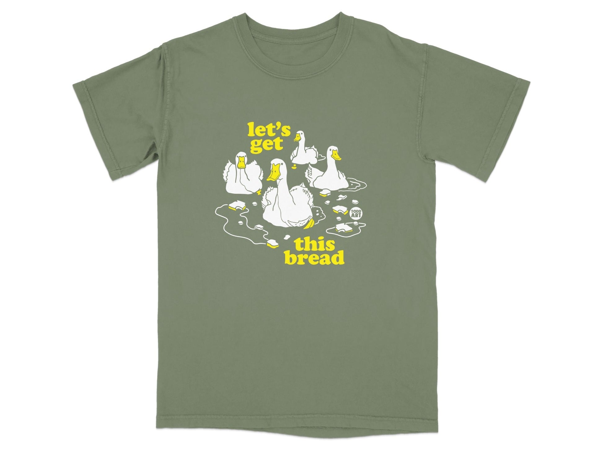 Let's Get This Bread Duck Graphic Short Sleeve Shirt