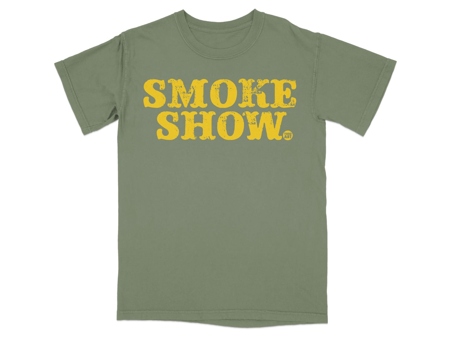 Smoke Show Graphic Text Print T-Shirt