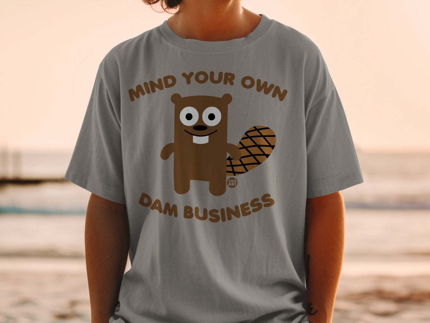 Mind Your Own Dam Business Graphic Tee