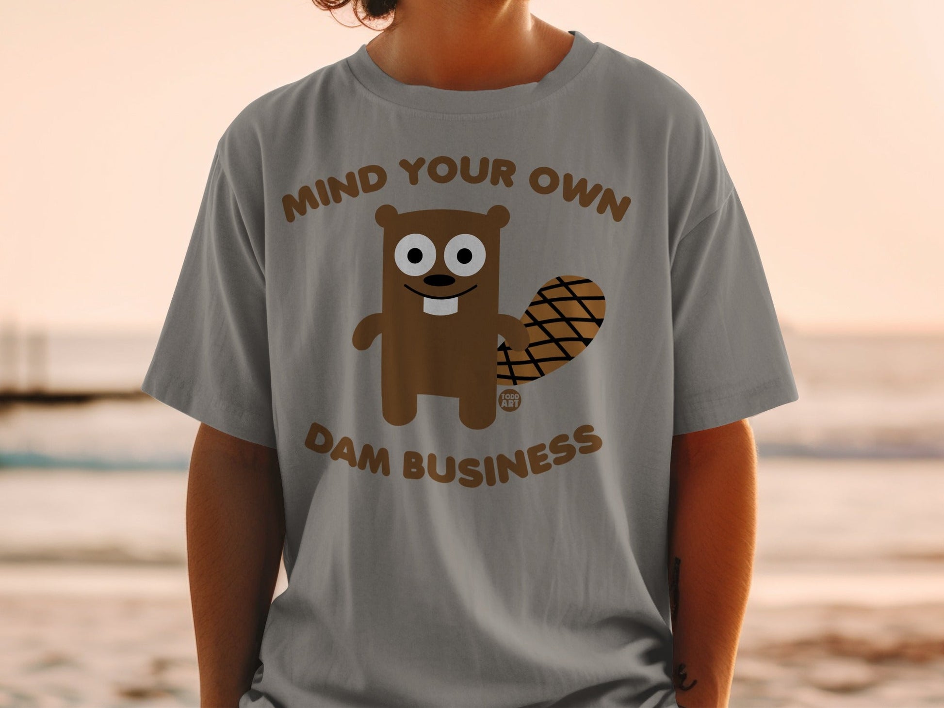 Mind Your Own Dam Business Graphic Tee