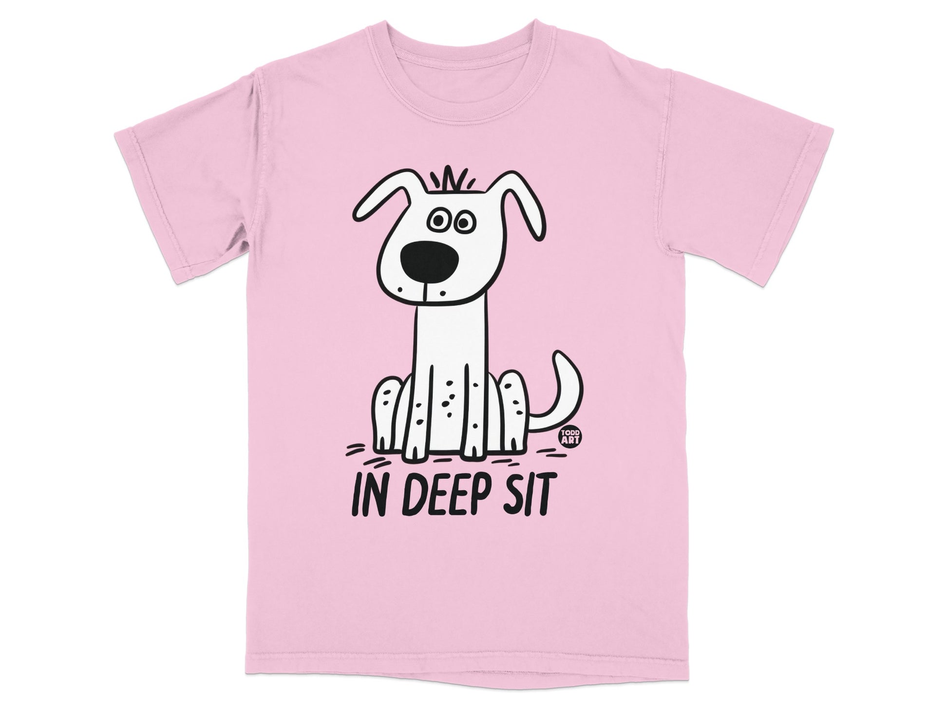 In Deep Sit Dog Graphic T-Shirt