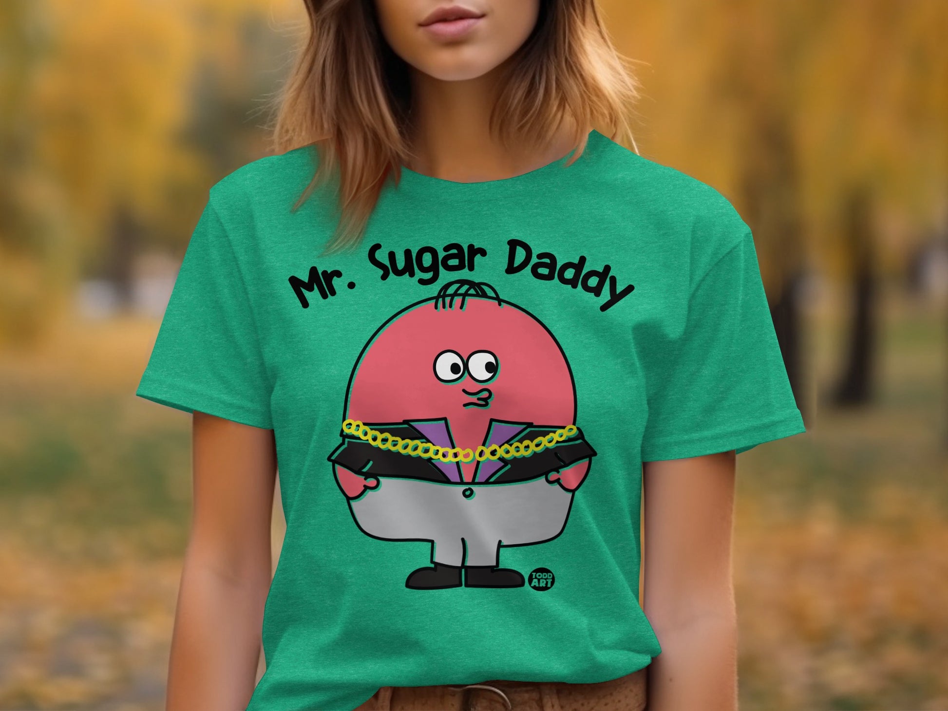 Mr. Sugar Daddy Graphic Tee Fun Humorous Shirt