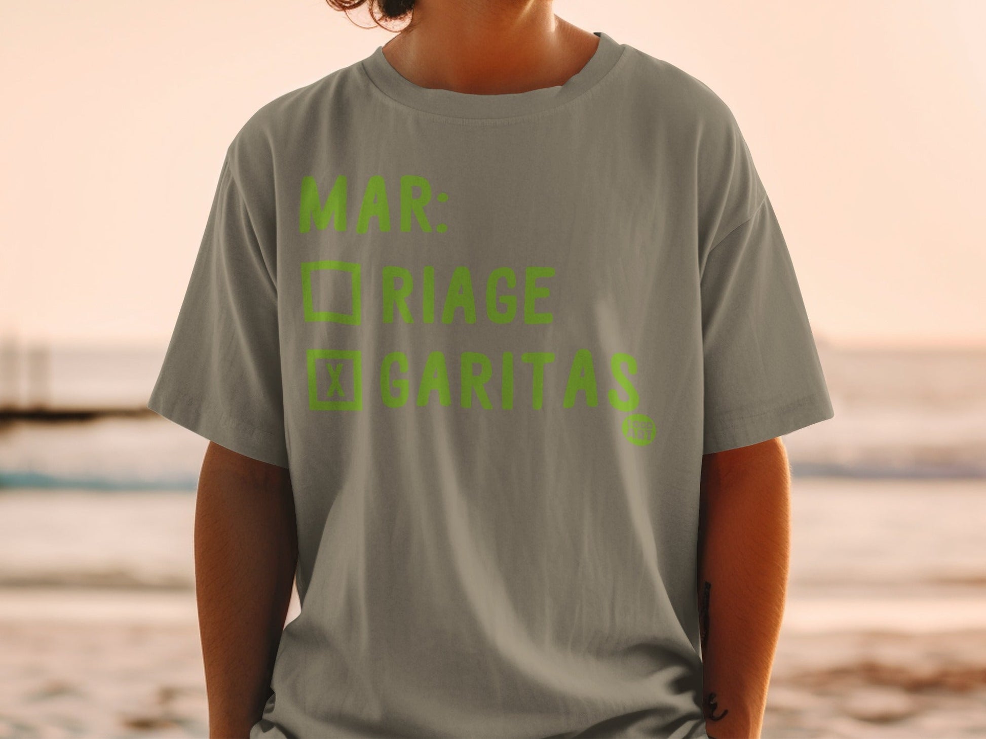 Marriage Margaritas Humorous Graphic T-shirt
