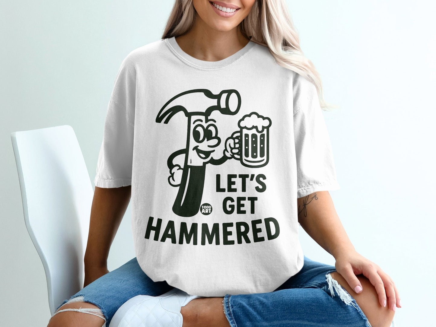 Let's Get Hammered Graphic Tee for Fun and Style