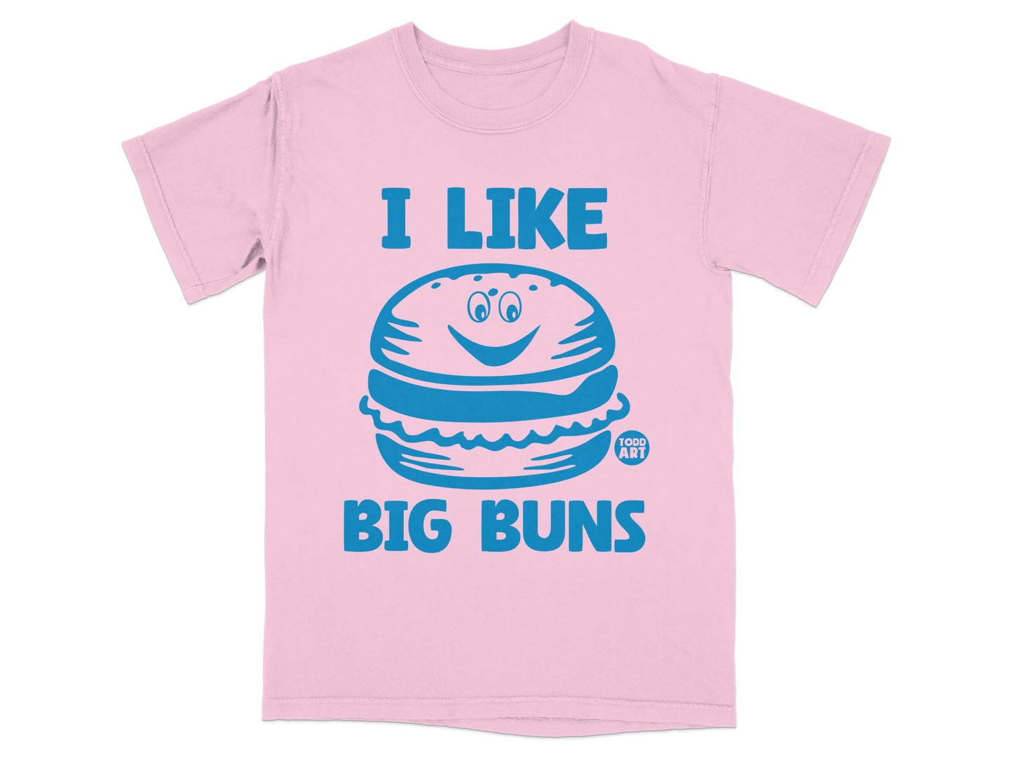 I LIKE BIG BUNS Funny Graphic Tee Shirt Design