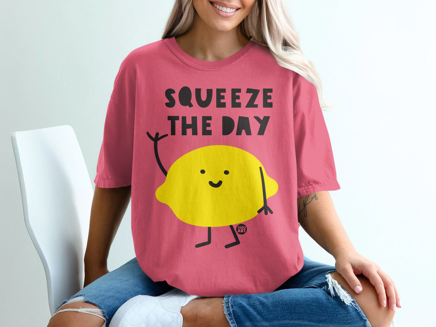 SQUEEZE THE DAY Lemon Character TODD ART product type