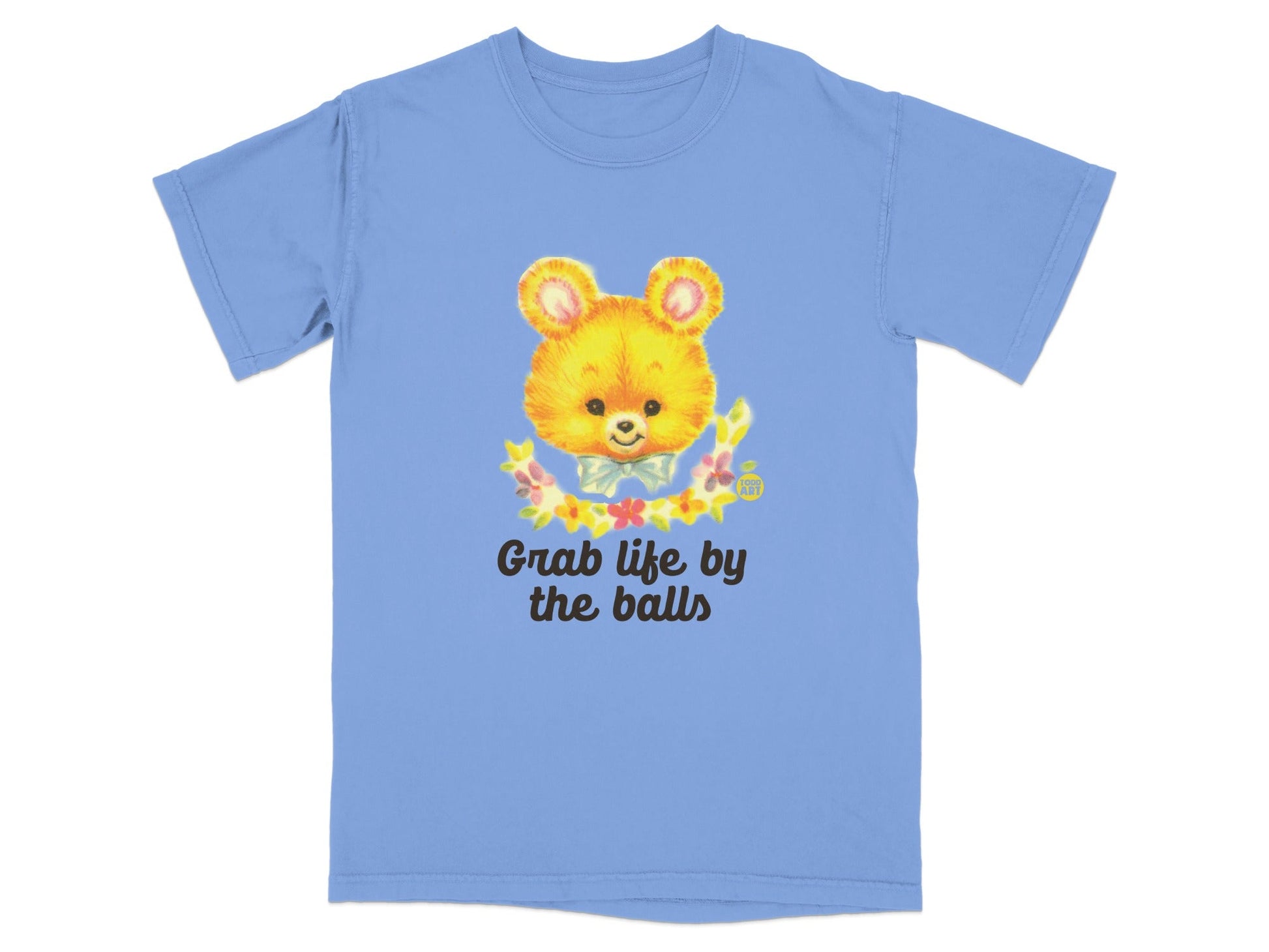 Grab Life By The Balls Cute Teddy Bear Shirt