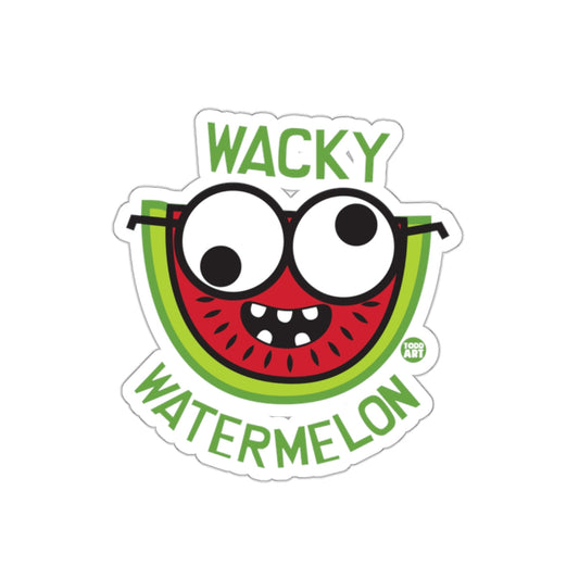 Wacky Watermelon Cartoon Character Sticker