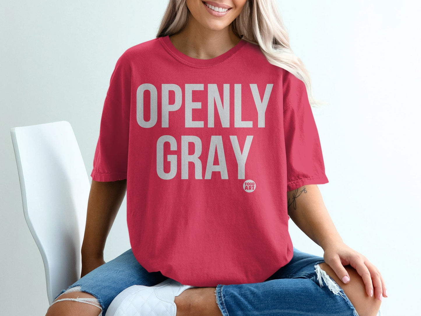 Openly Gray Todd Art Graphic T-Shirt for Casual Style