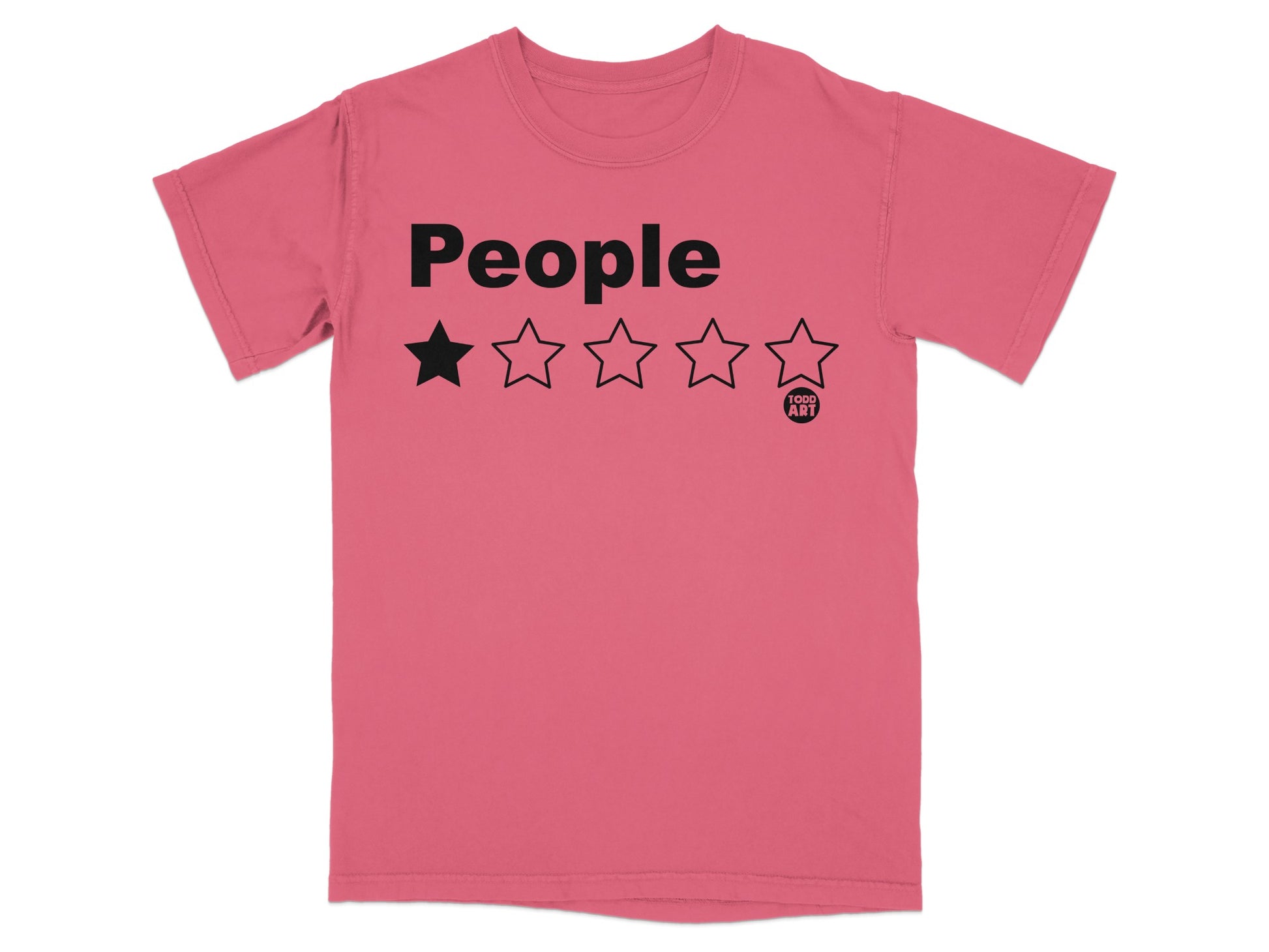 Funny People One Star Review Graphic Design Todd Art product type
