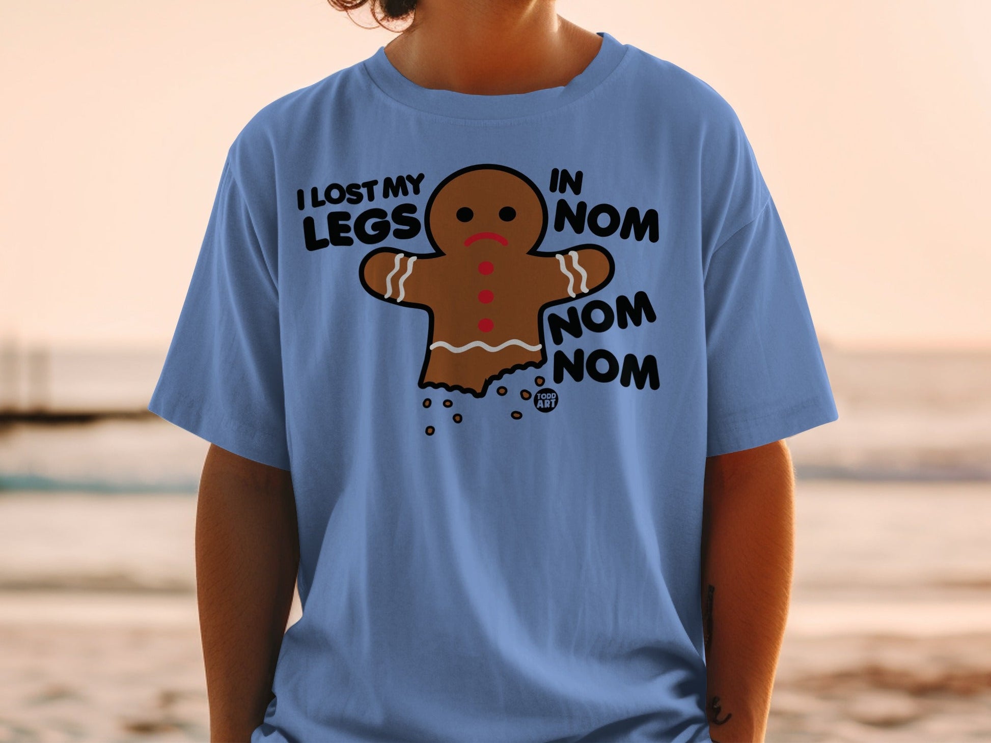 I Lost My Legs Gingerbread Man Funny T-Shirt