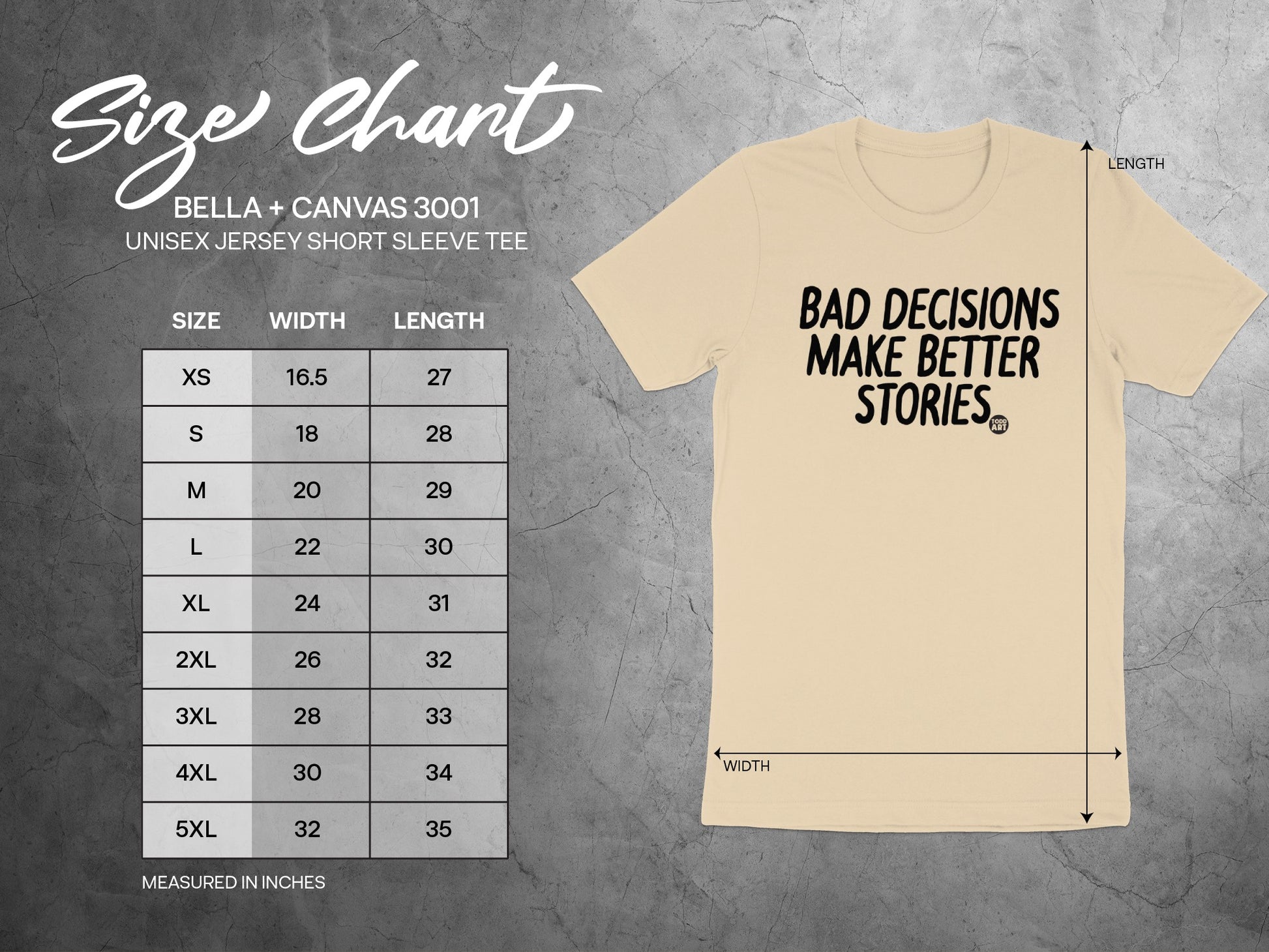 Bad Decisions Make Better Stories Unisex Shirt product type