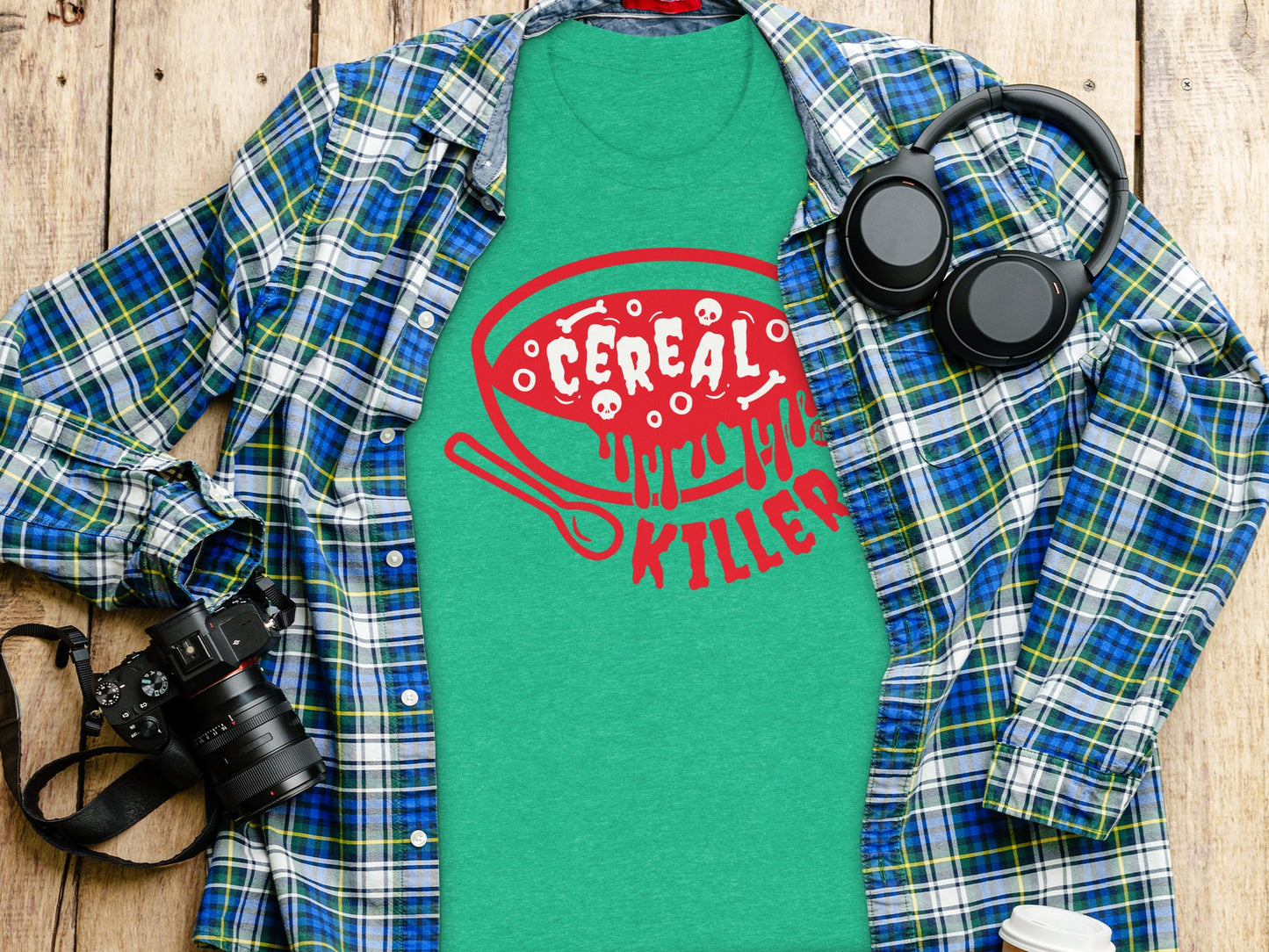 Cereal Killer Dripping Logo Graphic T-Shirt