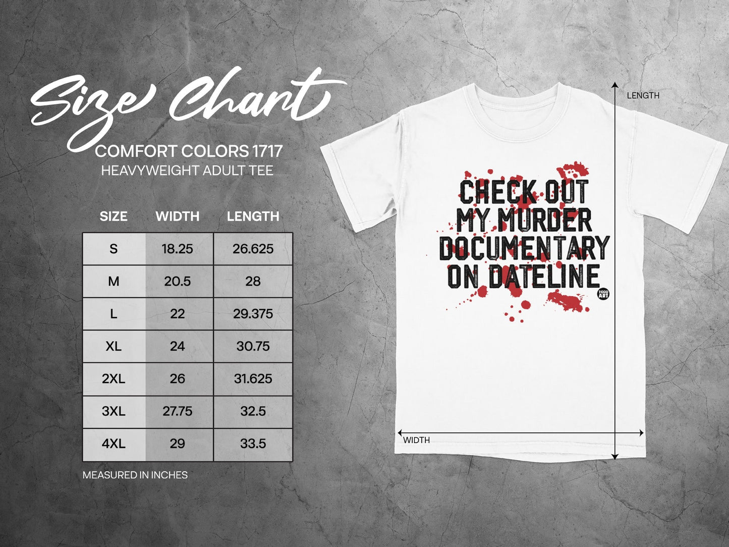 Check Out My Murder Documentary on Dateline tee