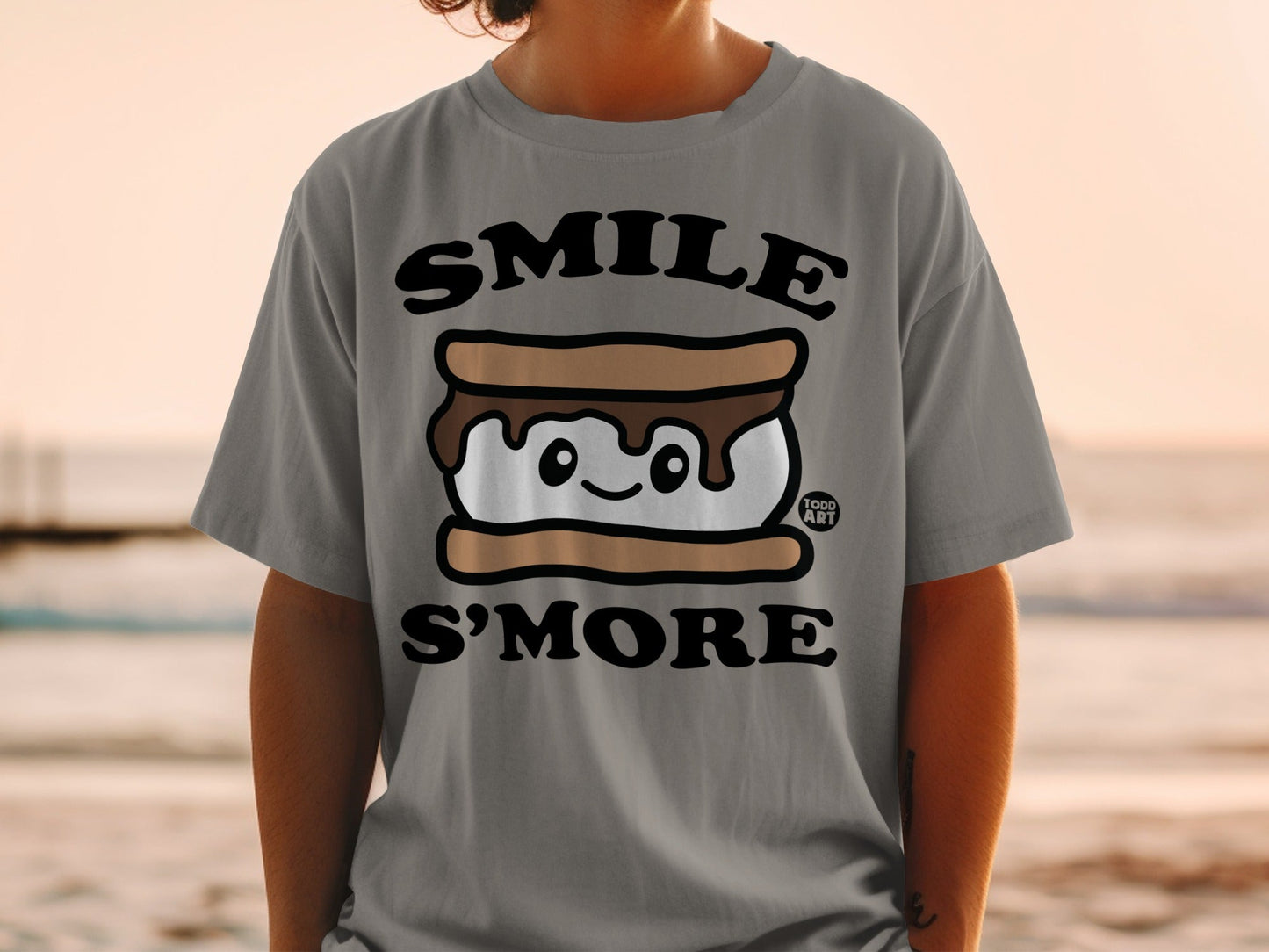 Smile S'more Cute Cartoon Graphic T-shirt Product
