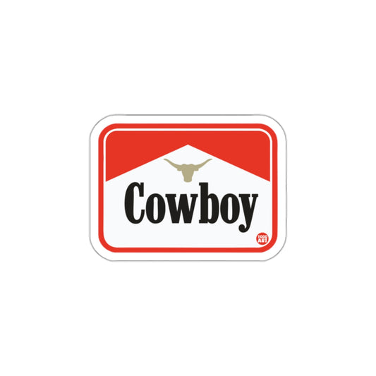 Cowboy logo rectangle sticker product
