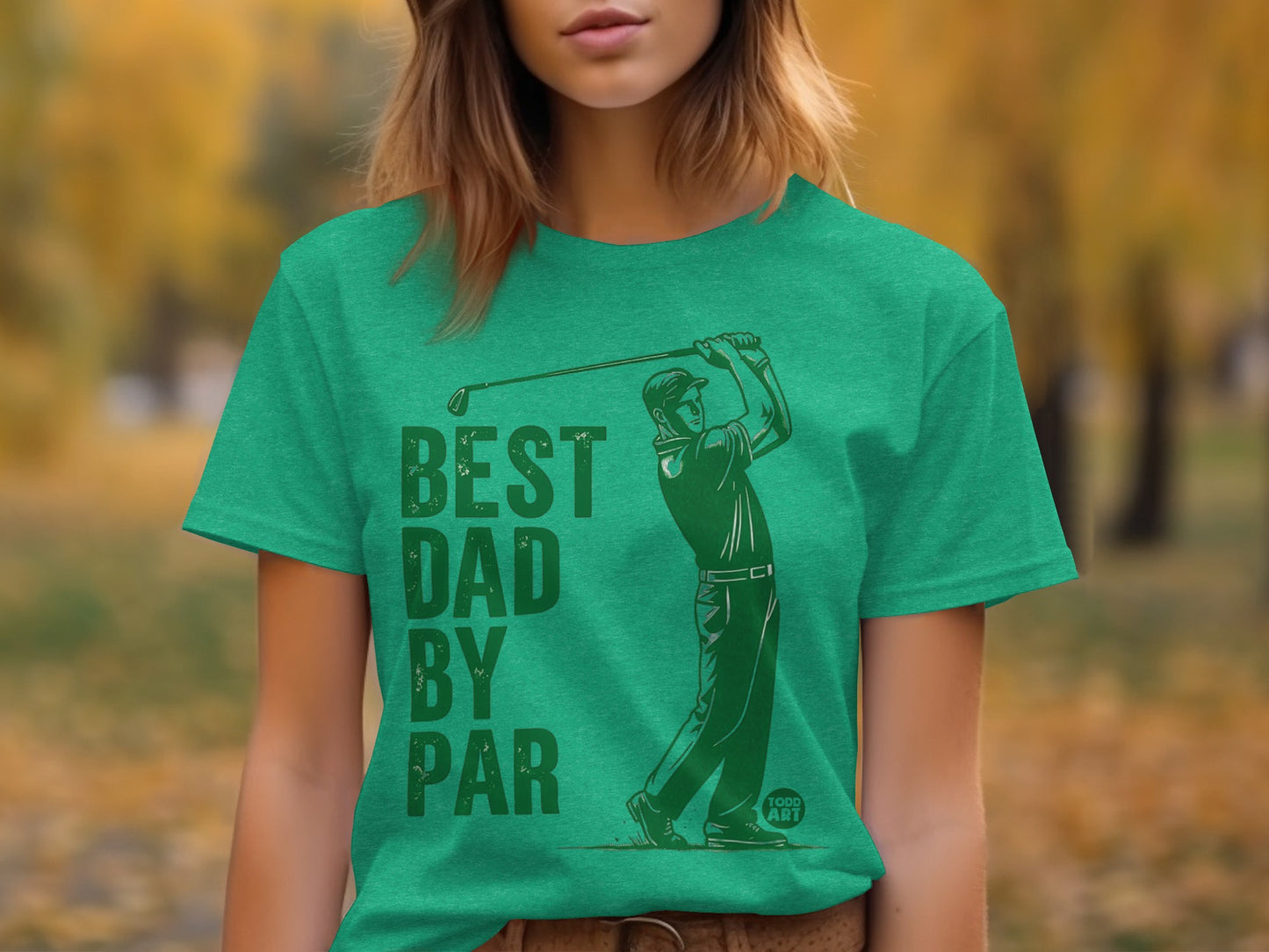 Best Dad by Par Golf Graphic Tee Shirt