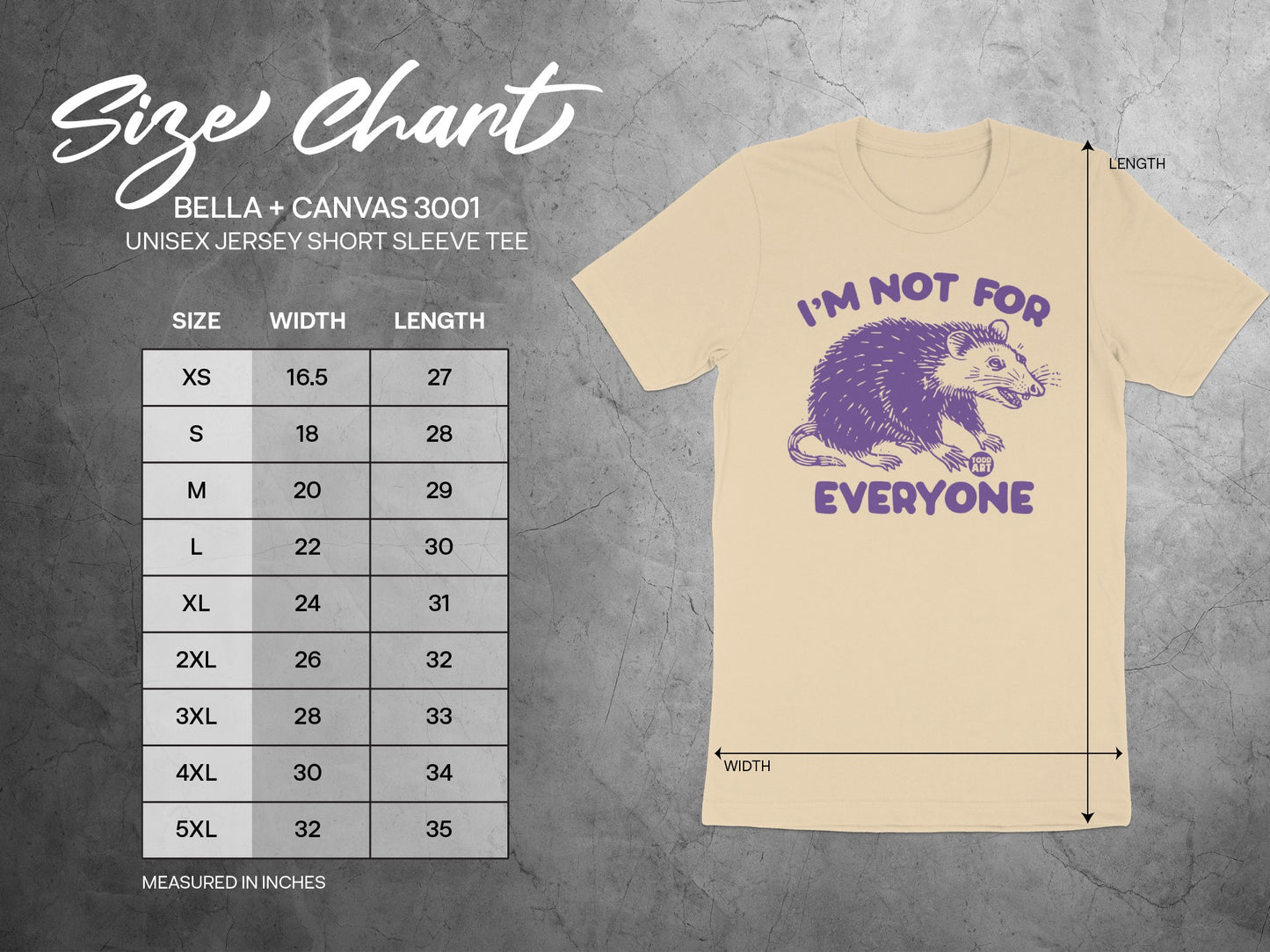 I'm Not For Everyone Unisex Jersey Short Sleeve Tee