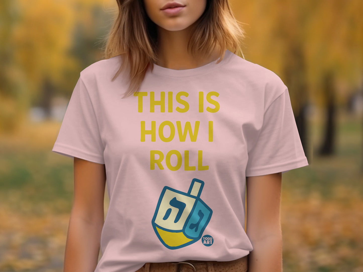 Funny This Is How I Roll Dreidel T-Shirt