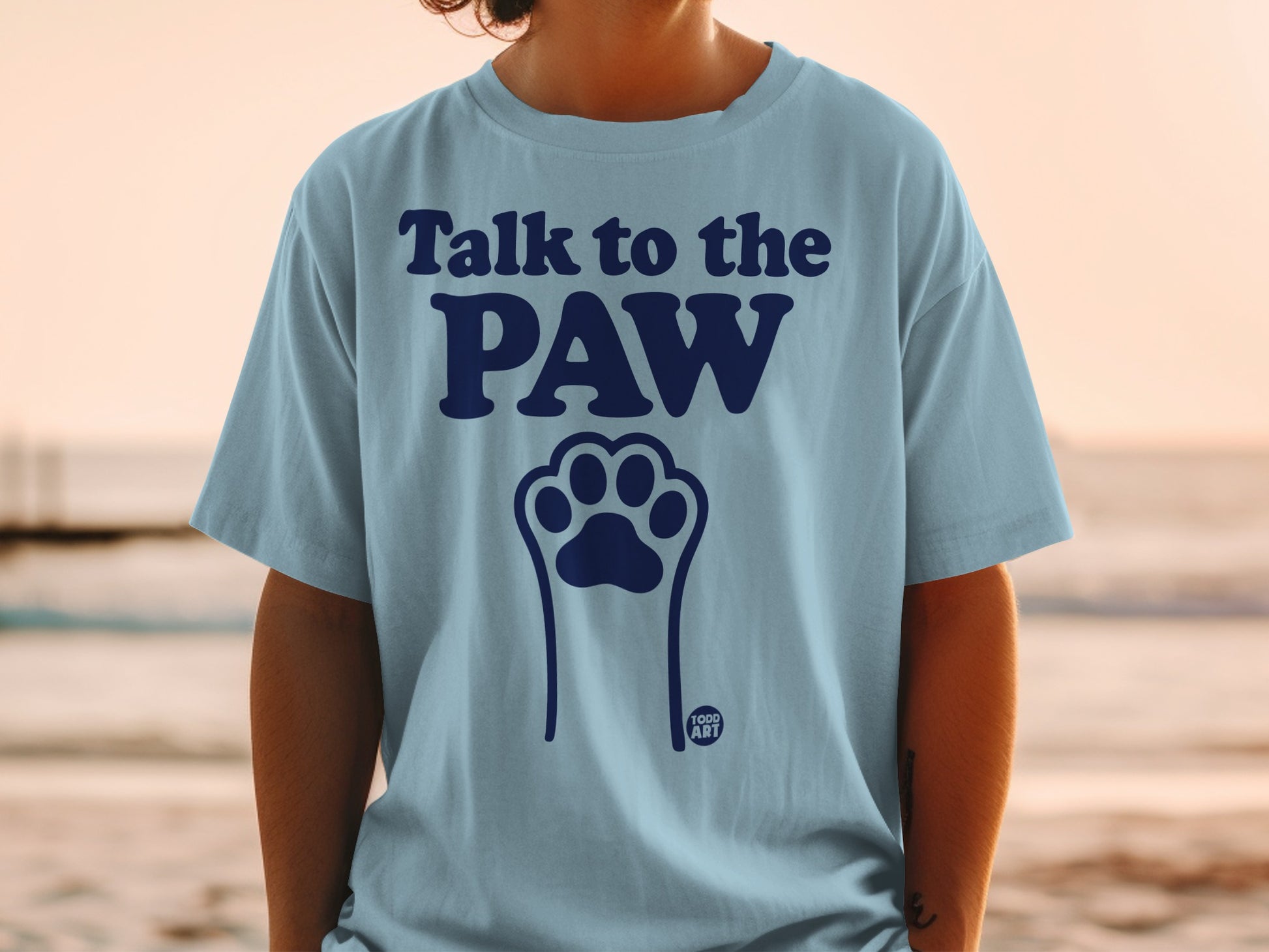Talk to the Paw Graphic T-shirt
