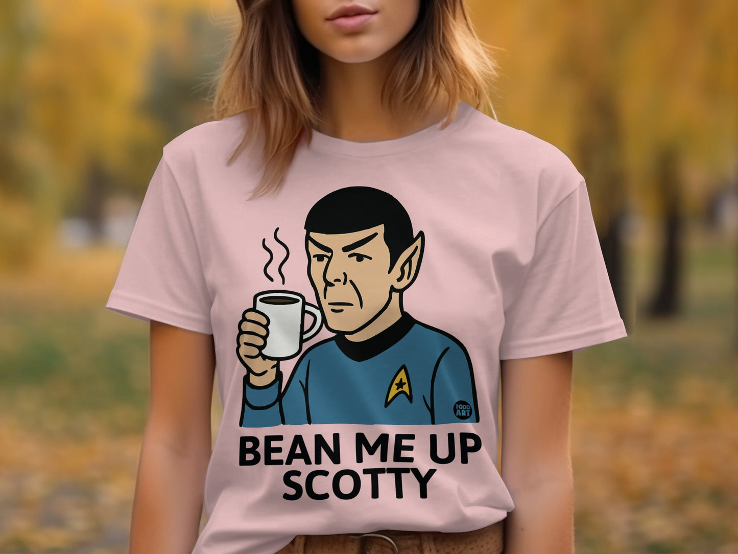 Bean Me Up Scotty Star Trek T-Shirt Product