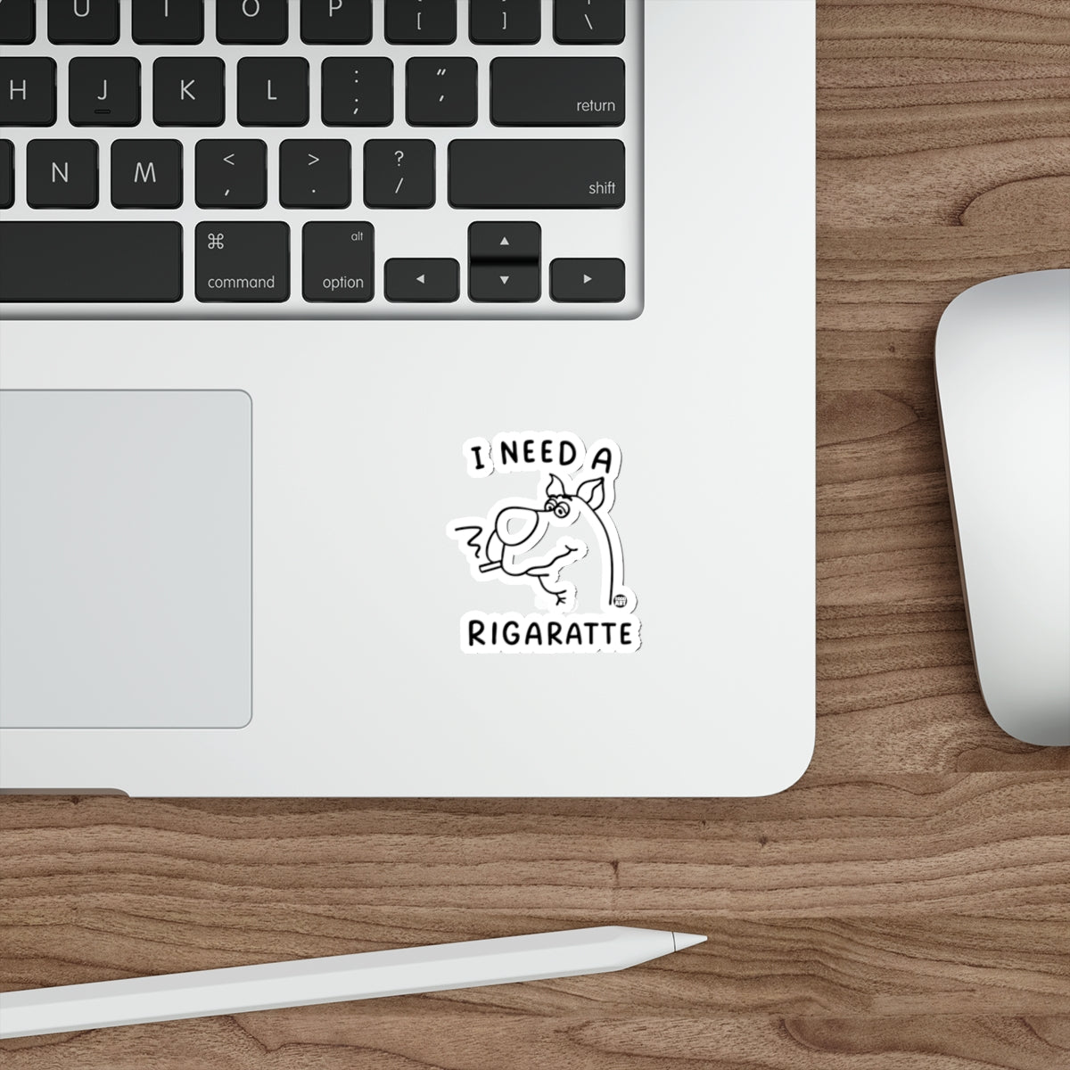 I NEED A RIGARATTE Funny Cartoon Dog Smoking 