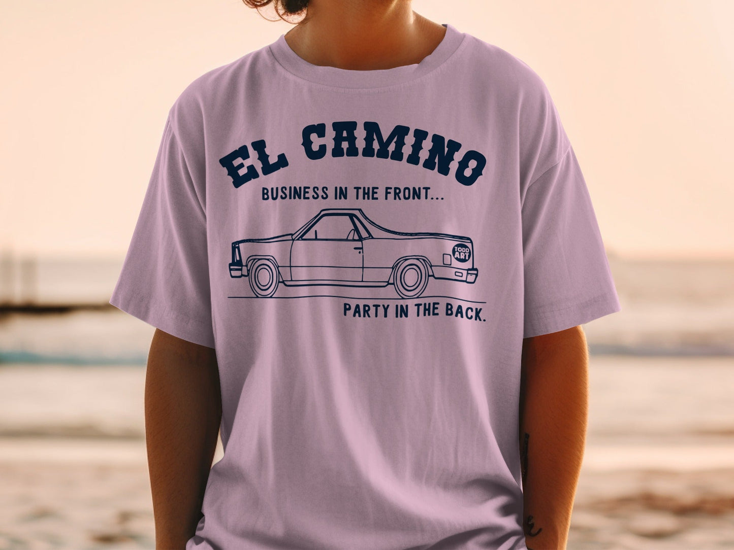 El Camino Business in the Front Party in the Back T-Shirt