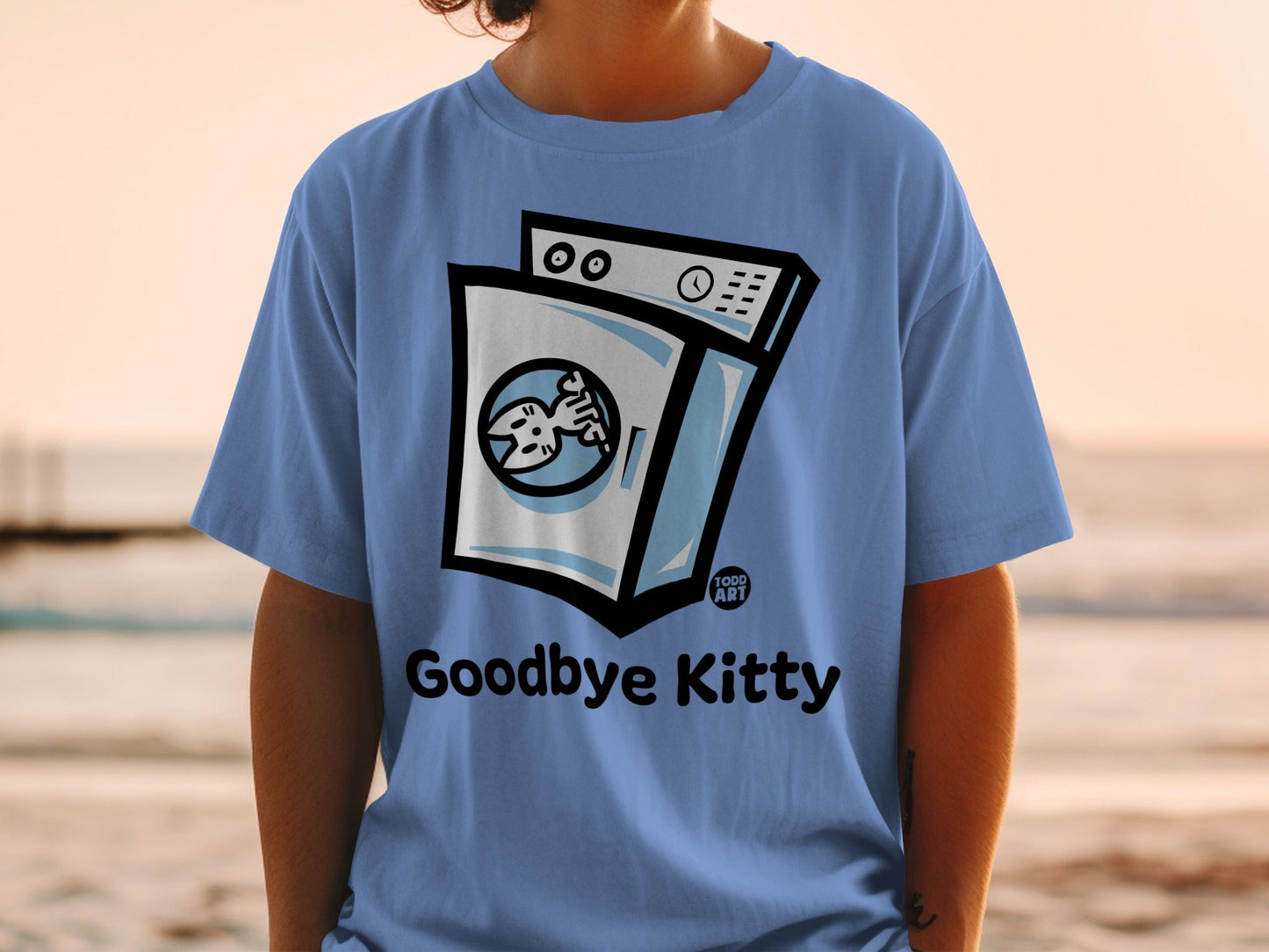 Goodbye Kitty Design Graphic Shirt for Cat Lovers